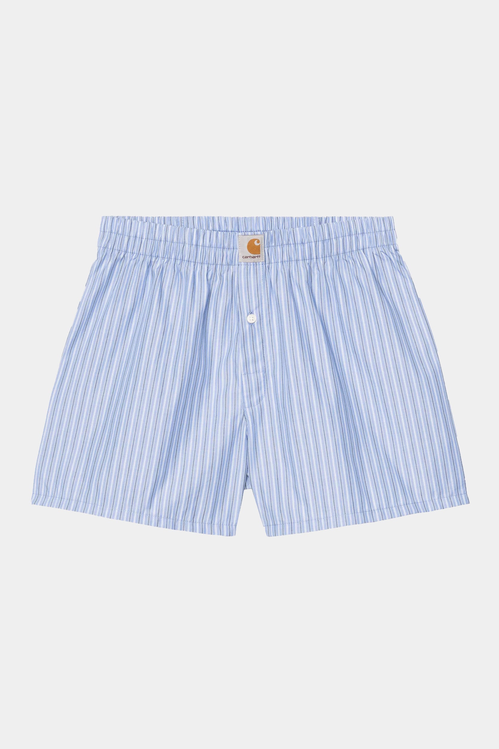 COTTON BOXER SHORTS - Keene stripe / Curacao