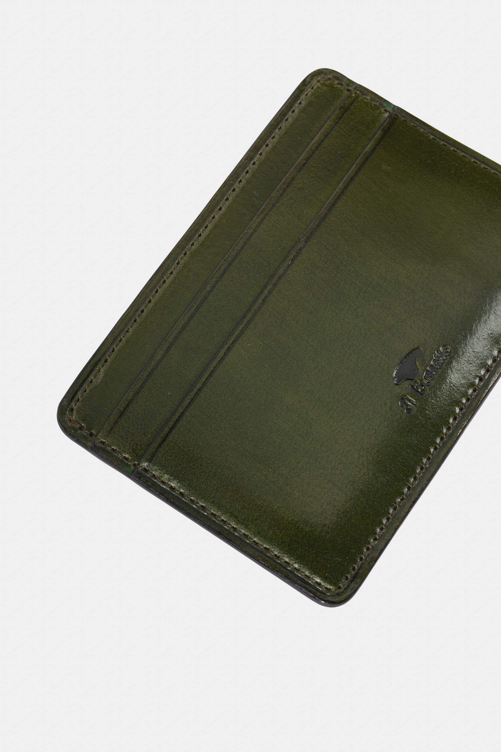 Card holder for 4 cards - Dark green