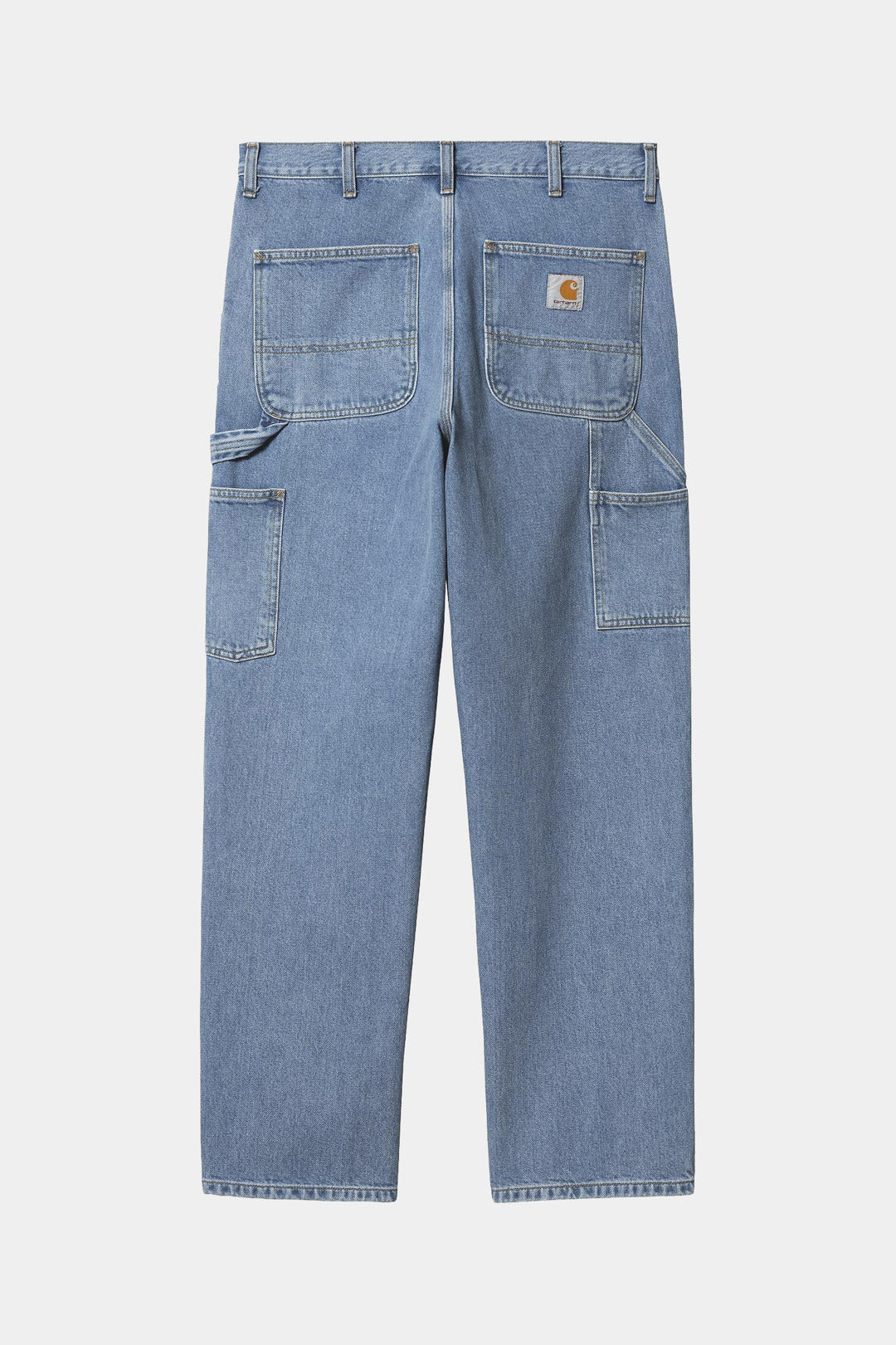 DOUBLE KNEE - Blue Stone Bleached