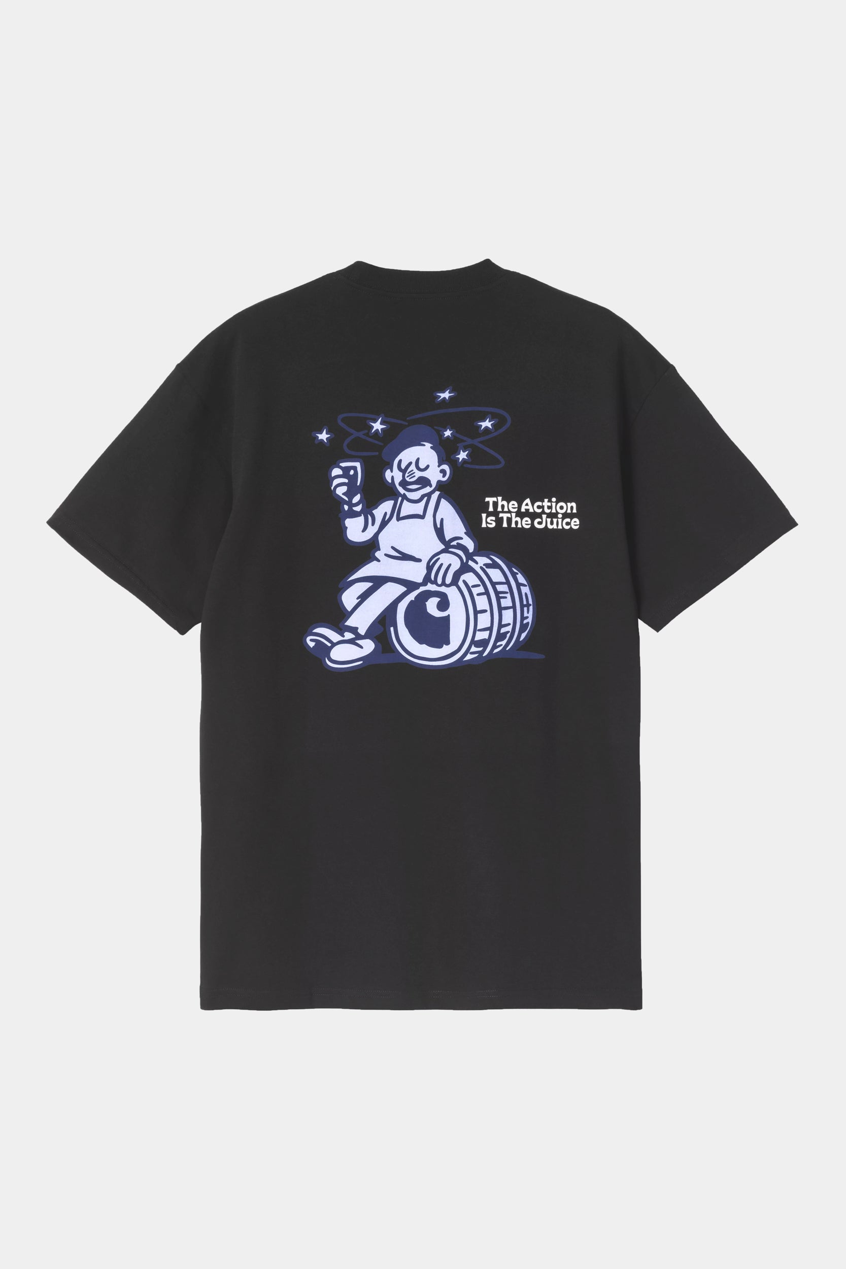 GRAPE PICKER TEE - Black