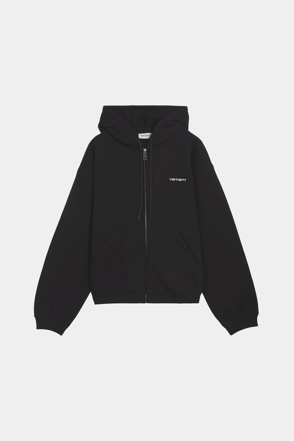 HOODED EBBERT JACKET - Black / White