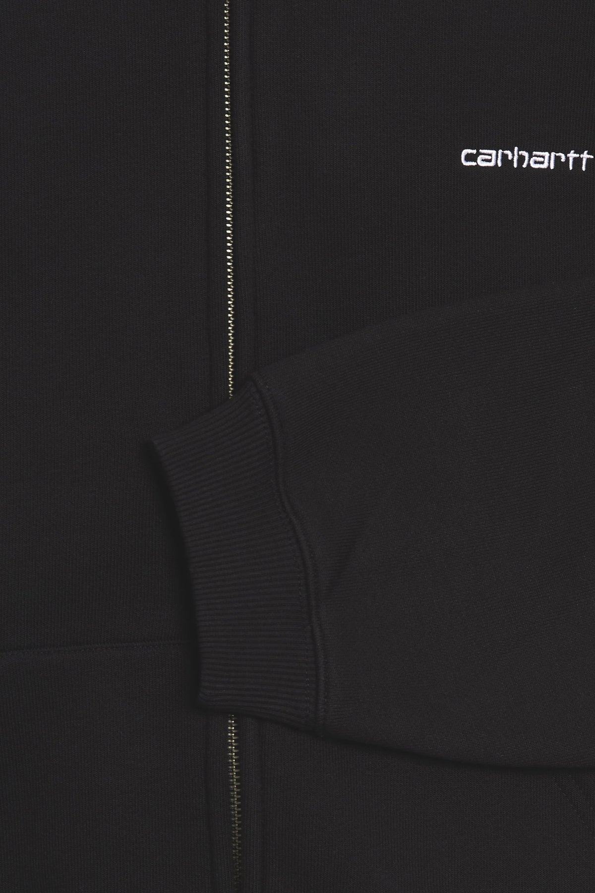 HOODED EBBERT JACKET - Black / White