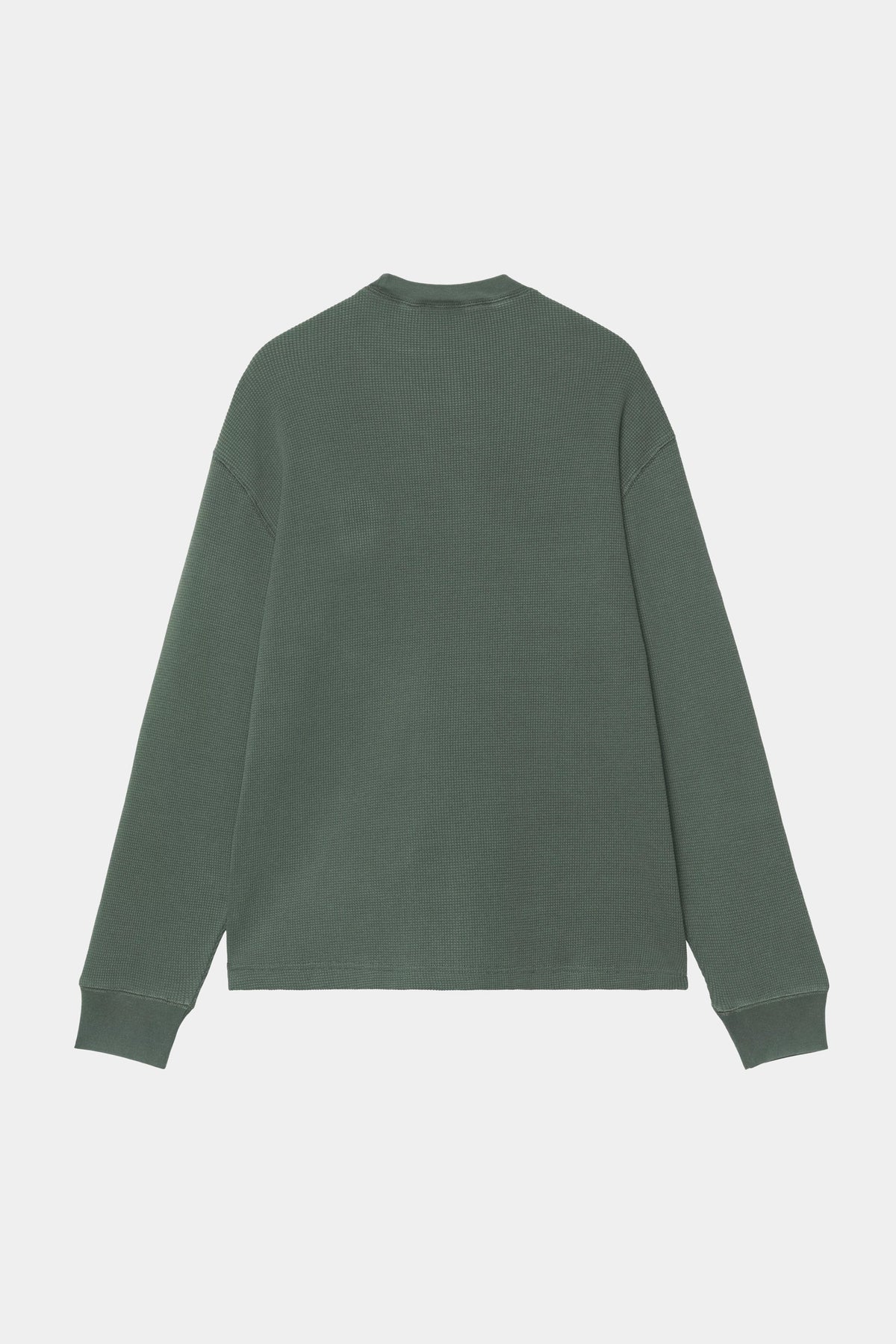 VISTA WAFFLE LS TEE - Dark scarab