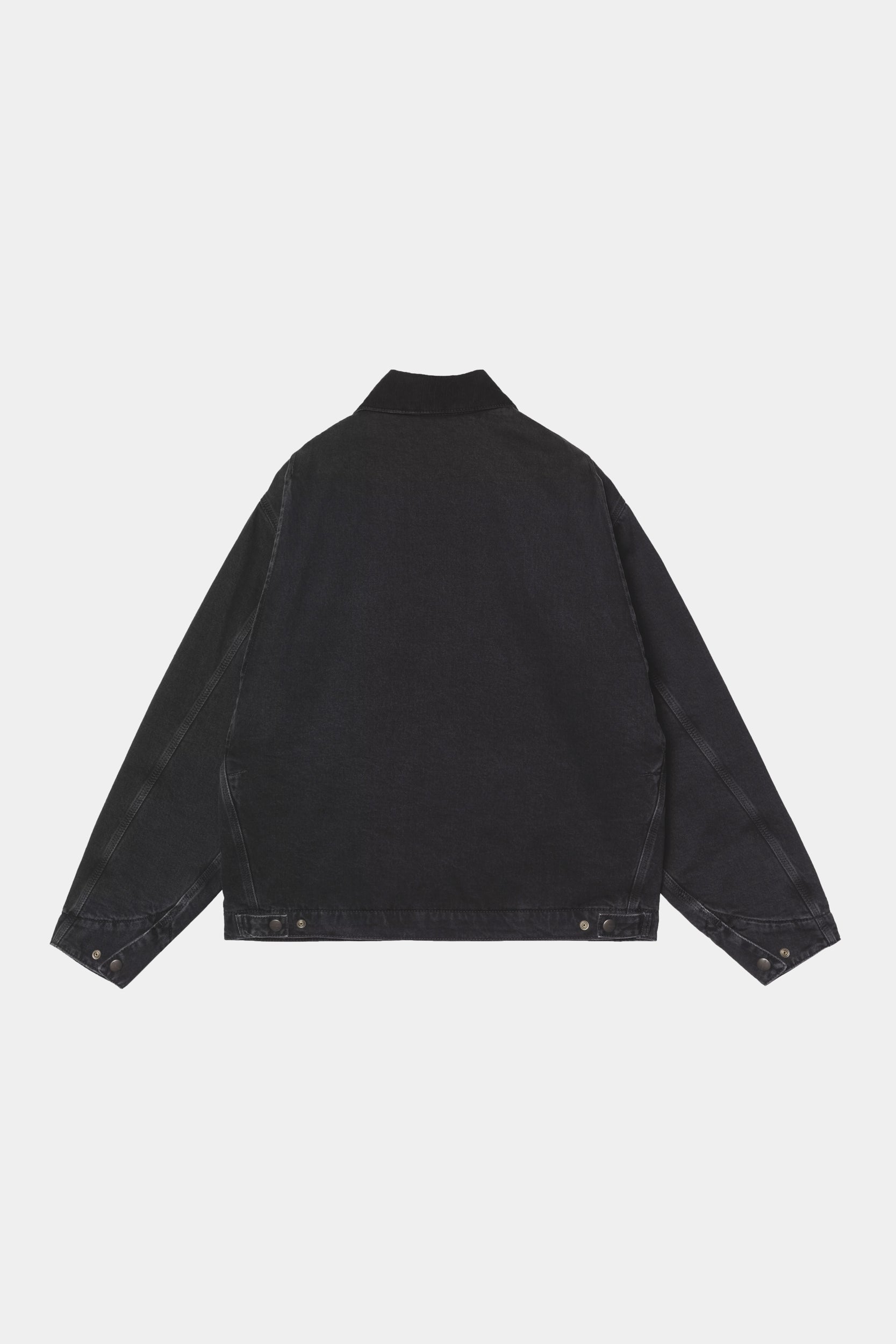 OG DETROIT JACKET - Black / Black - Stone washed denim