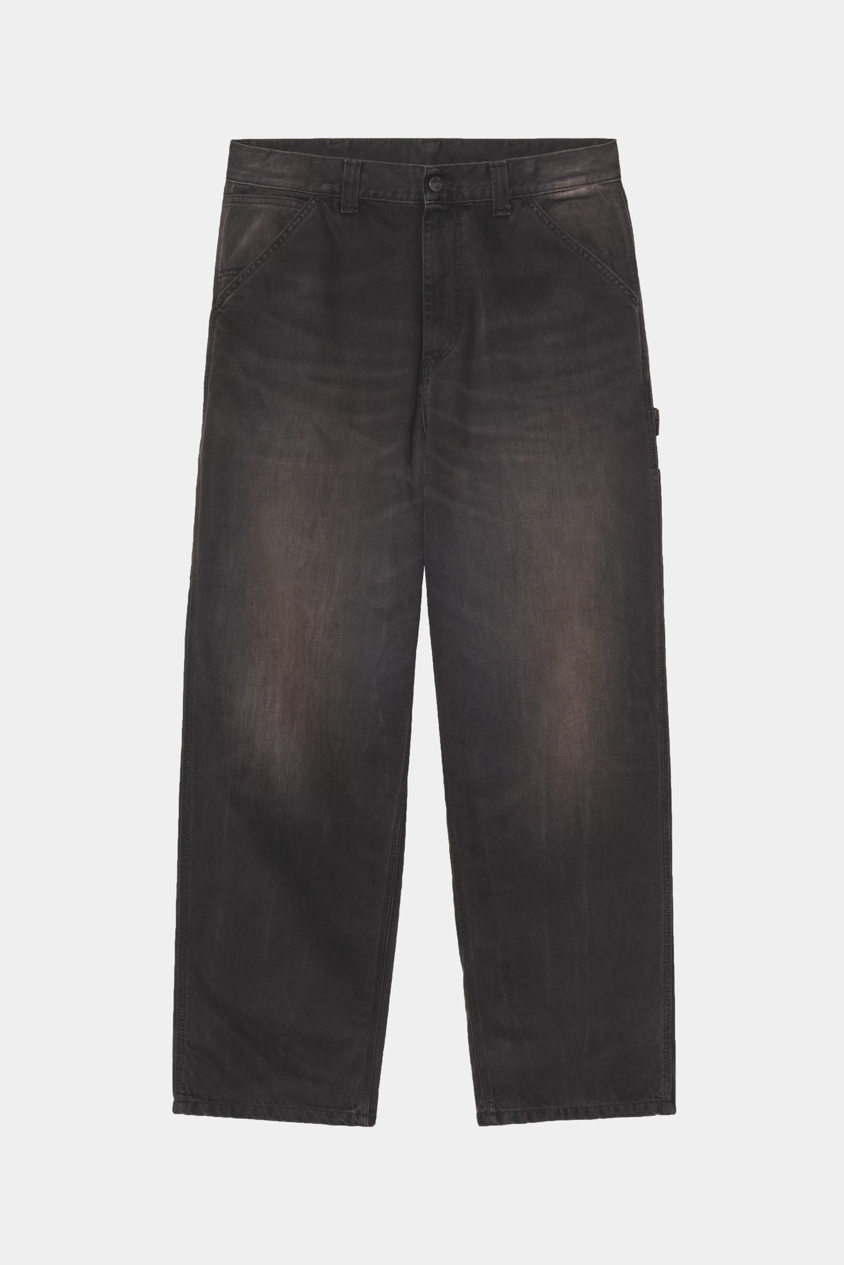 OG SINGLE KNEE - Black / Tobacco used wash