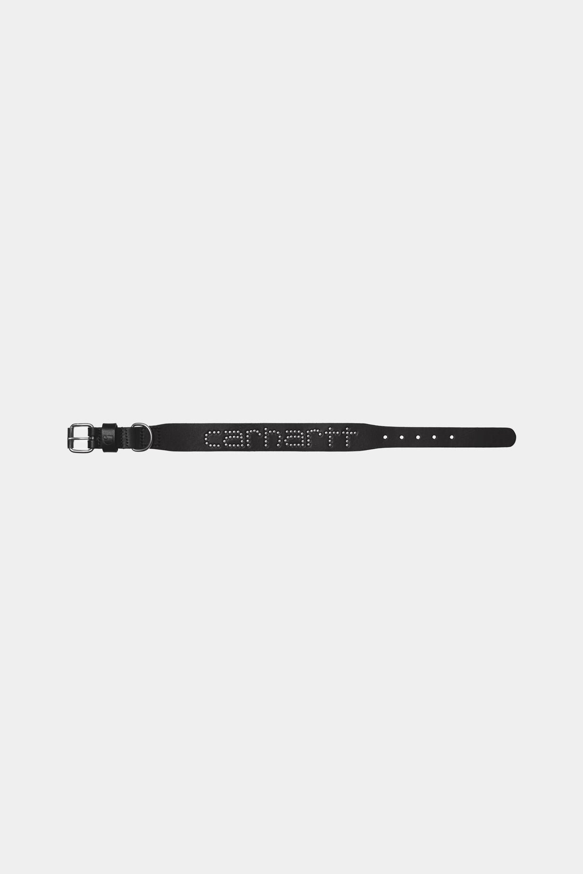 SCRIPT STUDS DOG COLLAR - S/M - Black