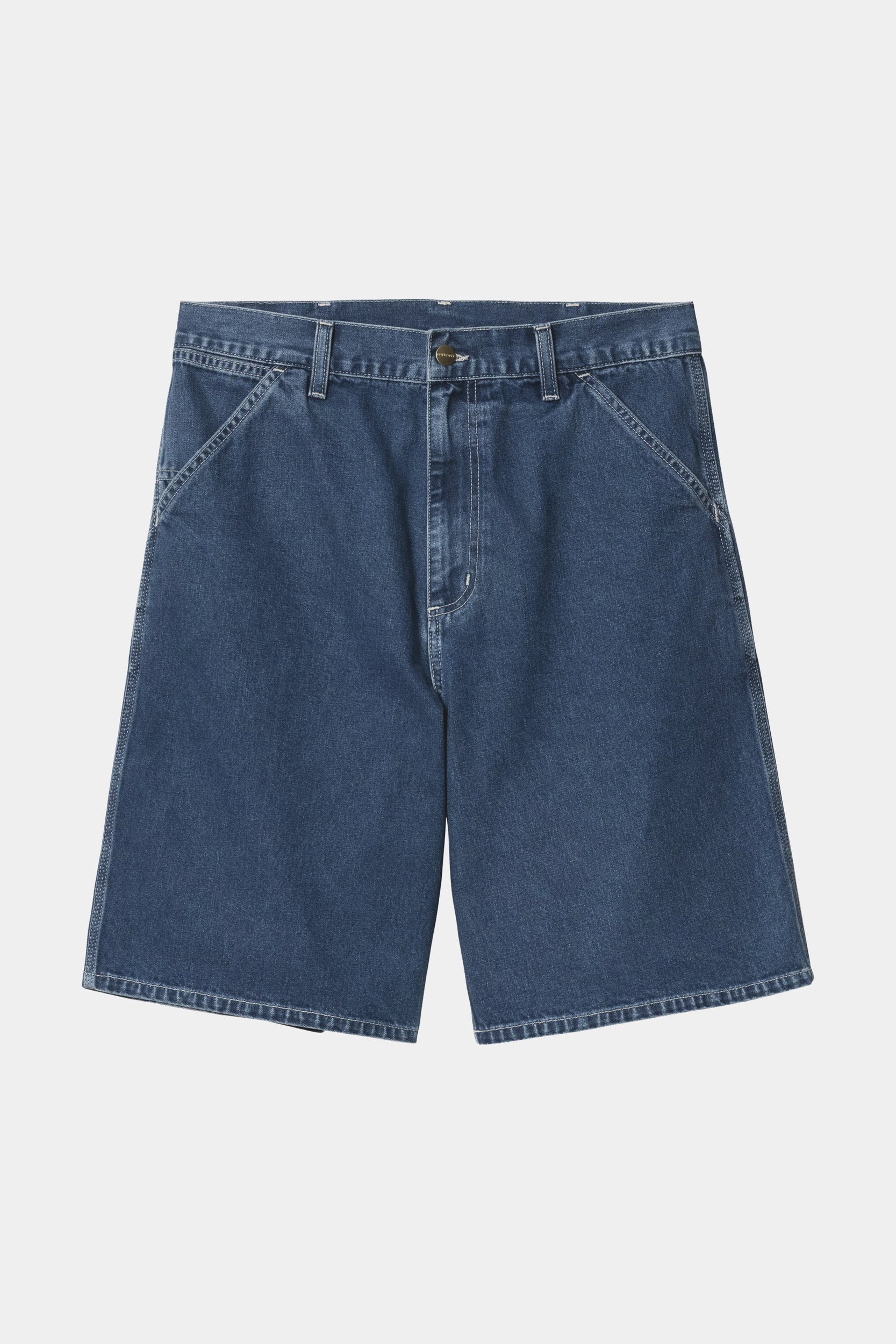 SIMPLE SHORT - Blue stone washed