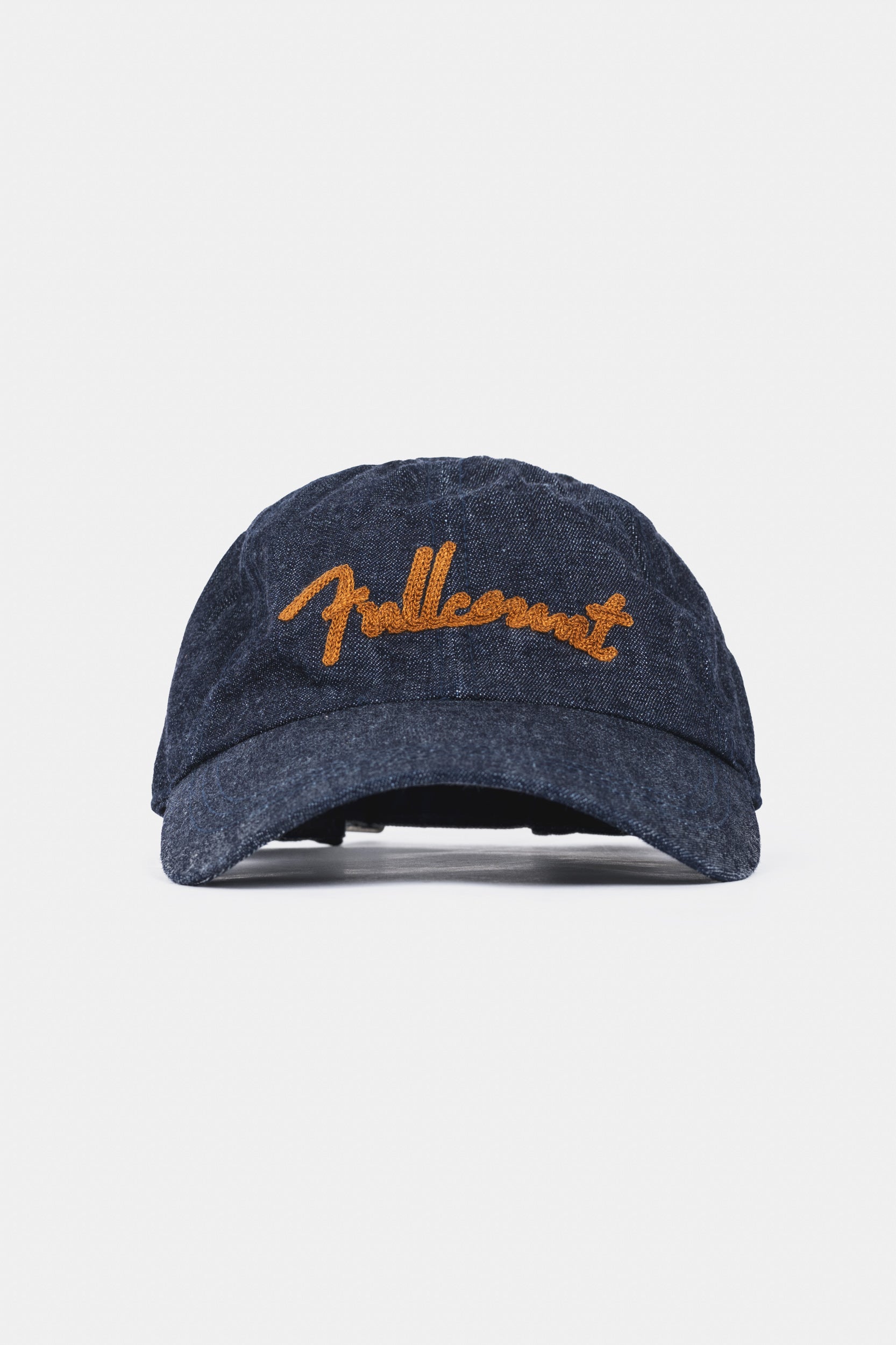 CHAIN EMBROIDERY DENIM CAP - Indigo