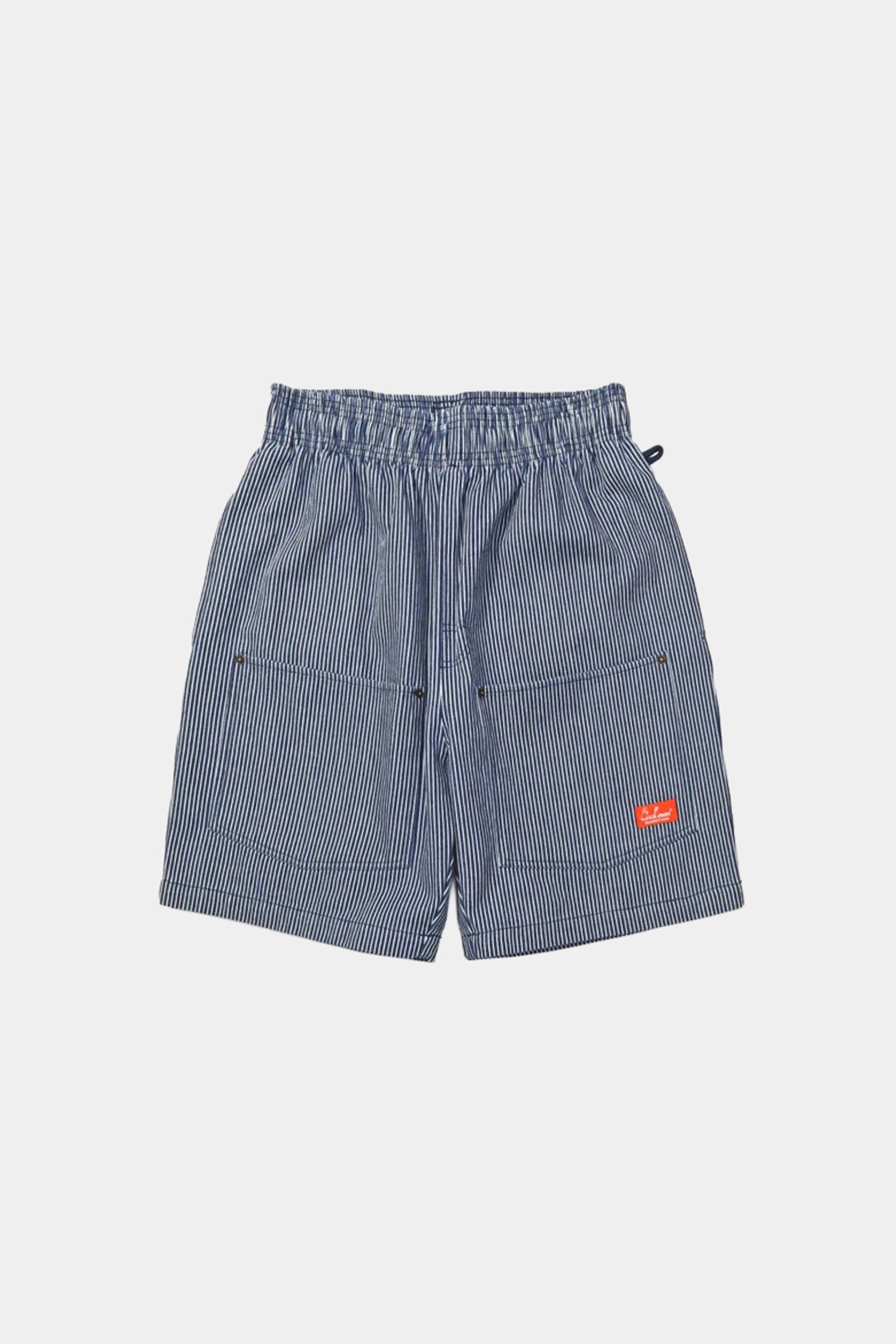 CHEF SHORT FRONT POCKET - Navy hickory