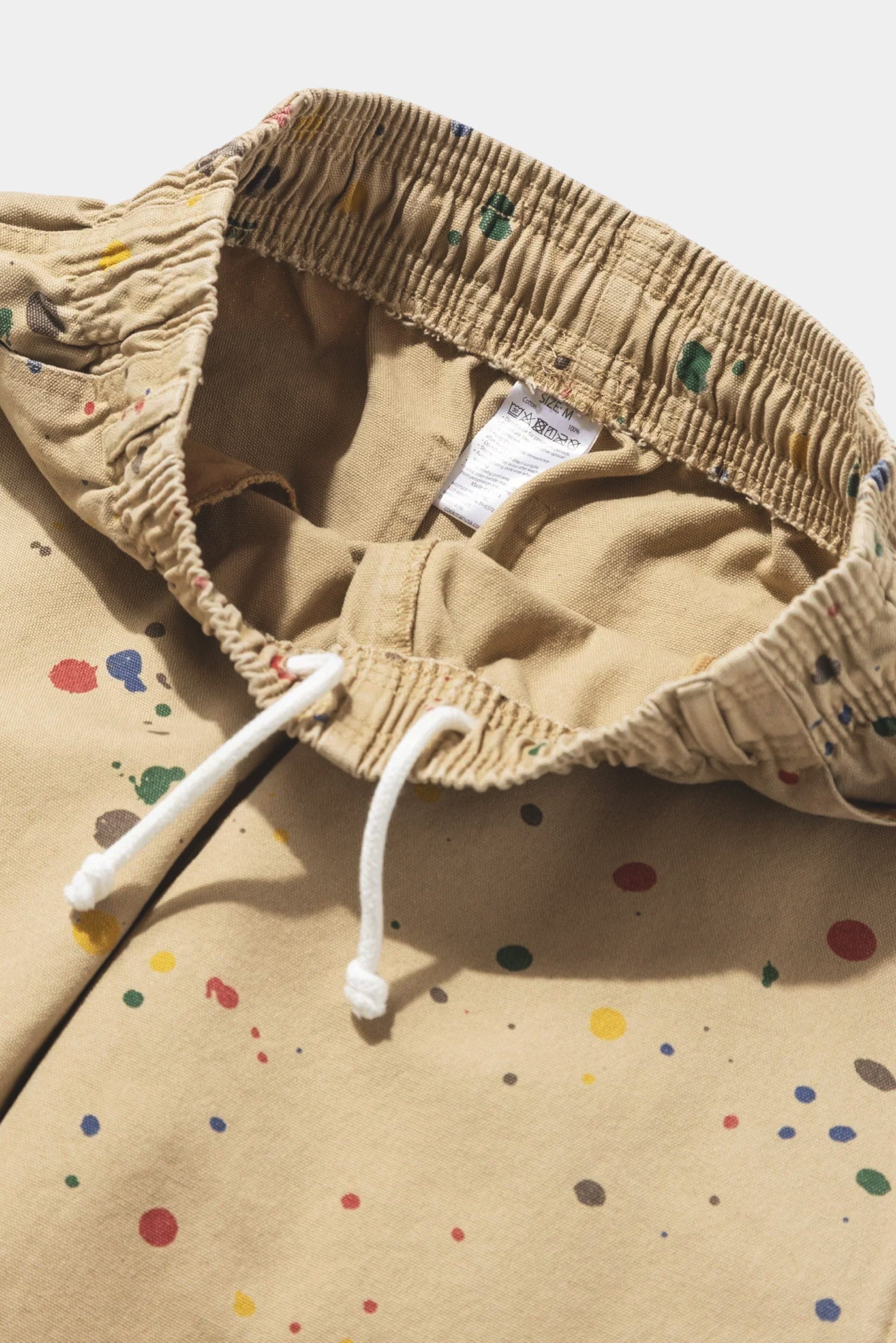 CARPENTER PANT - Washed duck canvas - Sauce splash