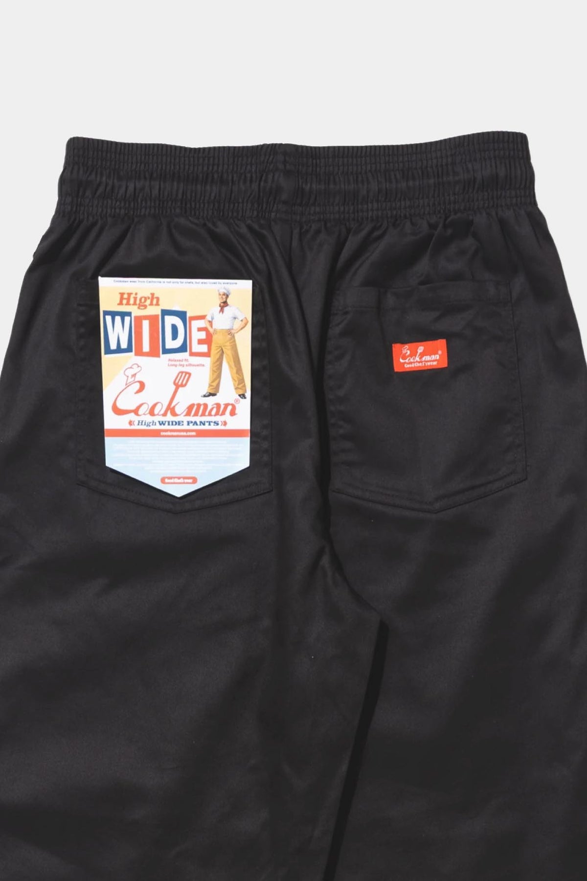CHEF PANT HIGH WIDE - Black