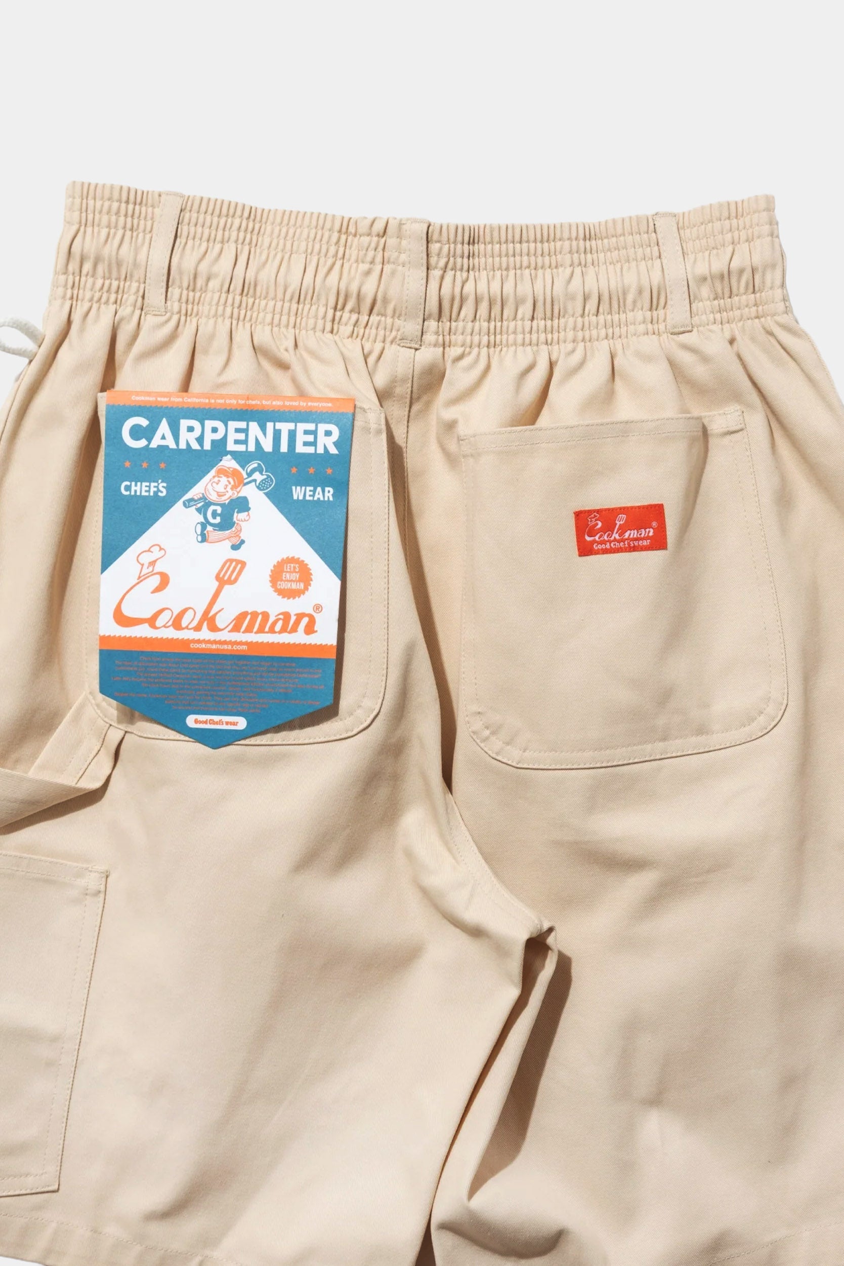CARPENTER SHORT - Heavy twill cream