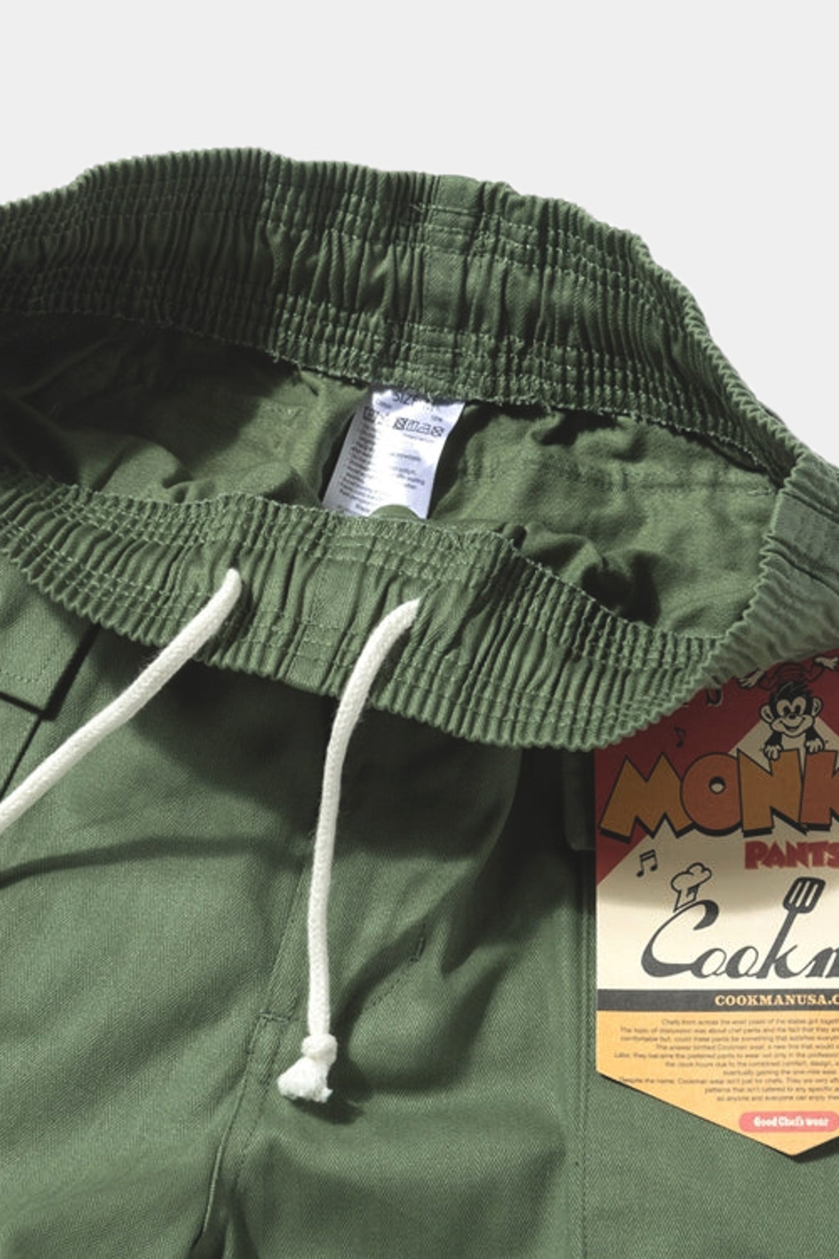 MONKEY PANTS HERRINGBONE - Olive