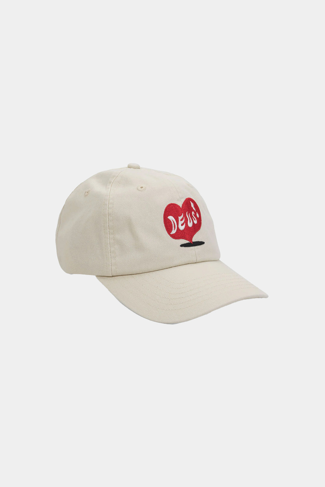 DEEP CUT DAD CAP - White