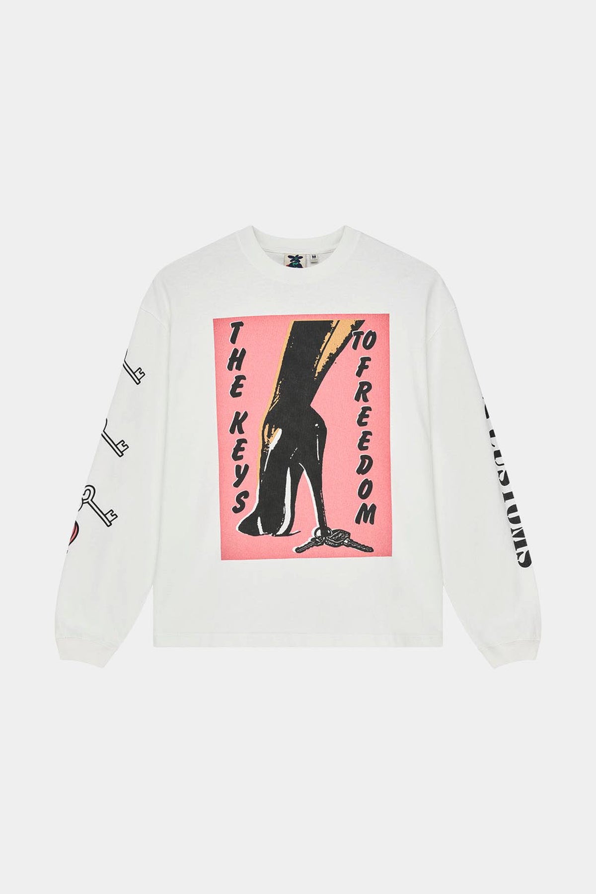 LOCKET OS LS TEE - Vintage White