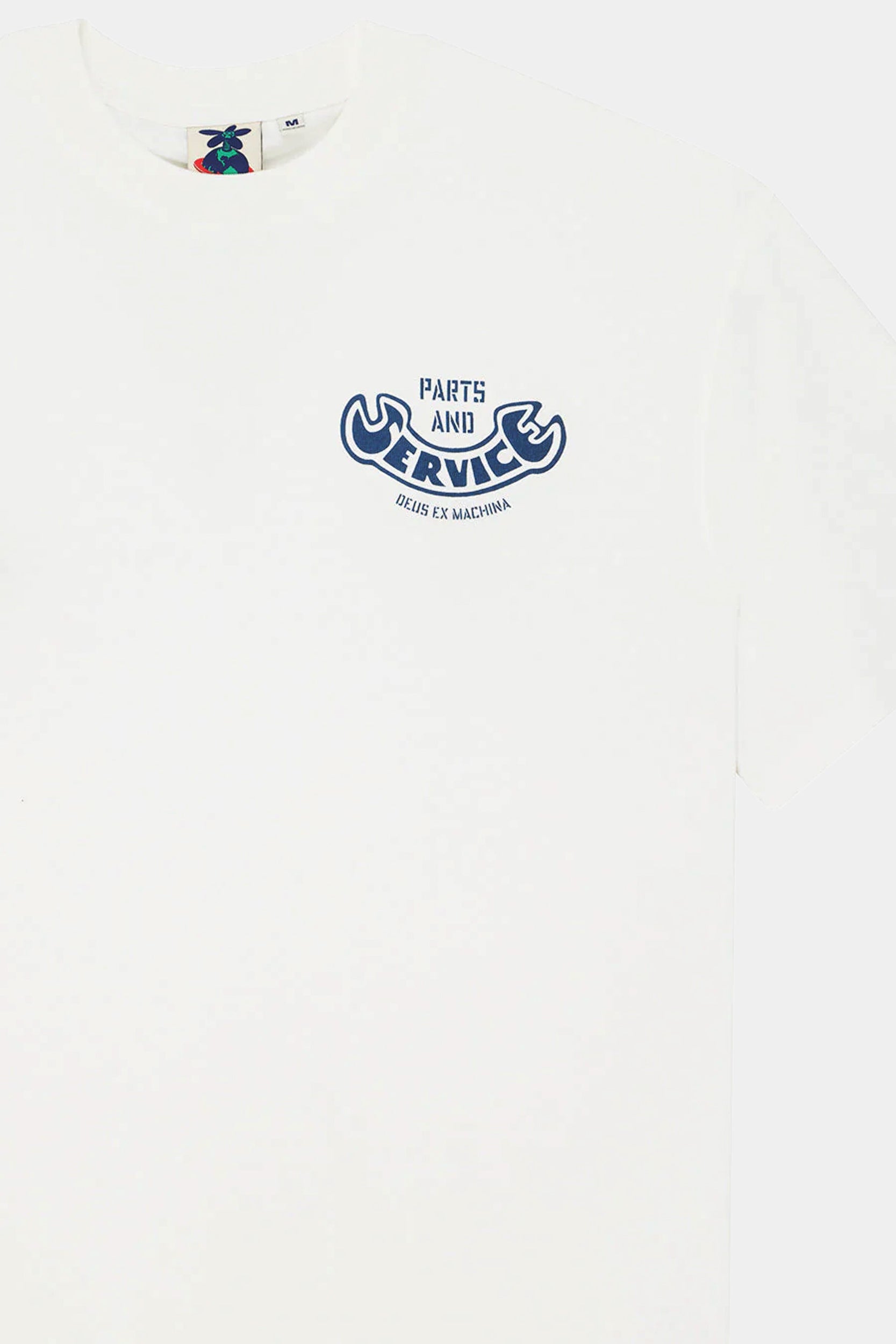 RUFF AND SMOOTH TEE - Vintage White