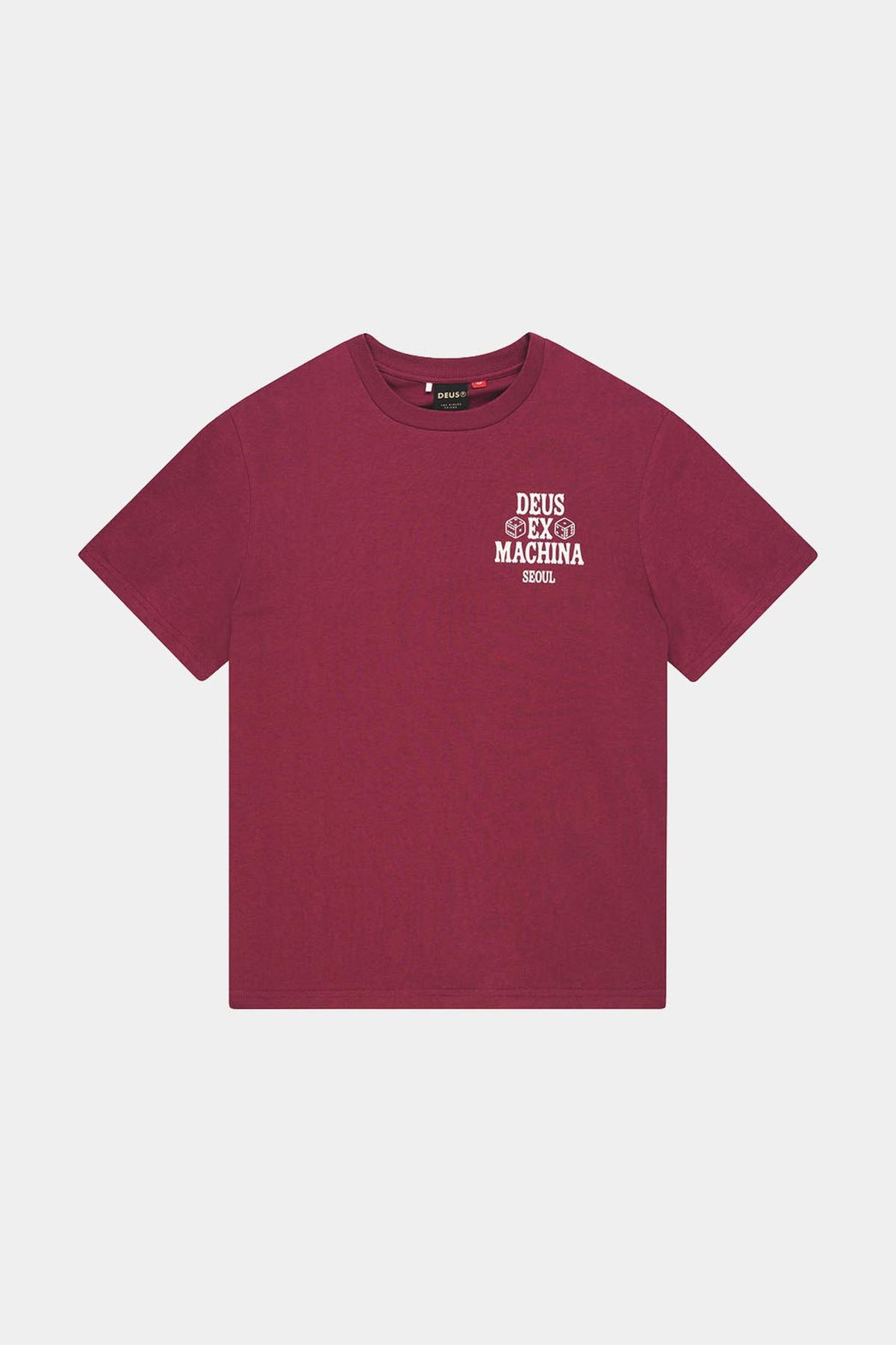 SEOUL CERAMIC TEE - Burgundy