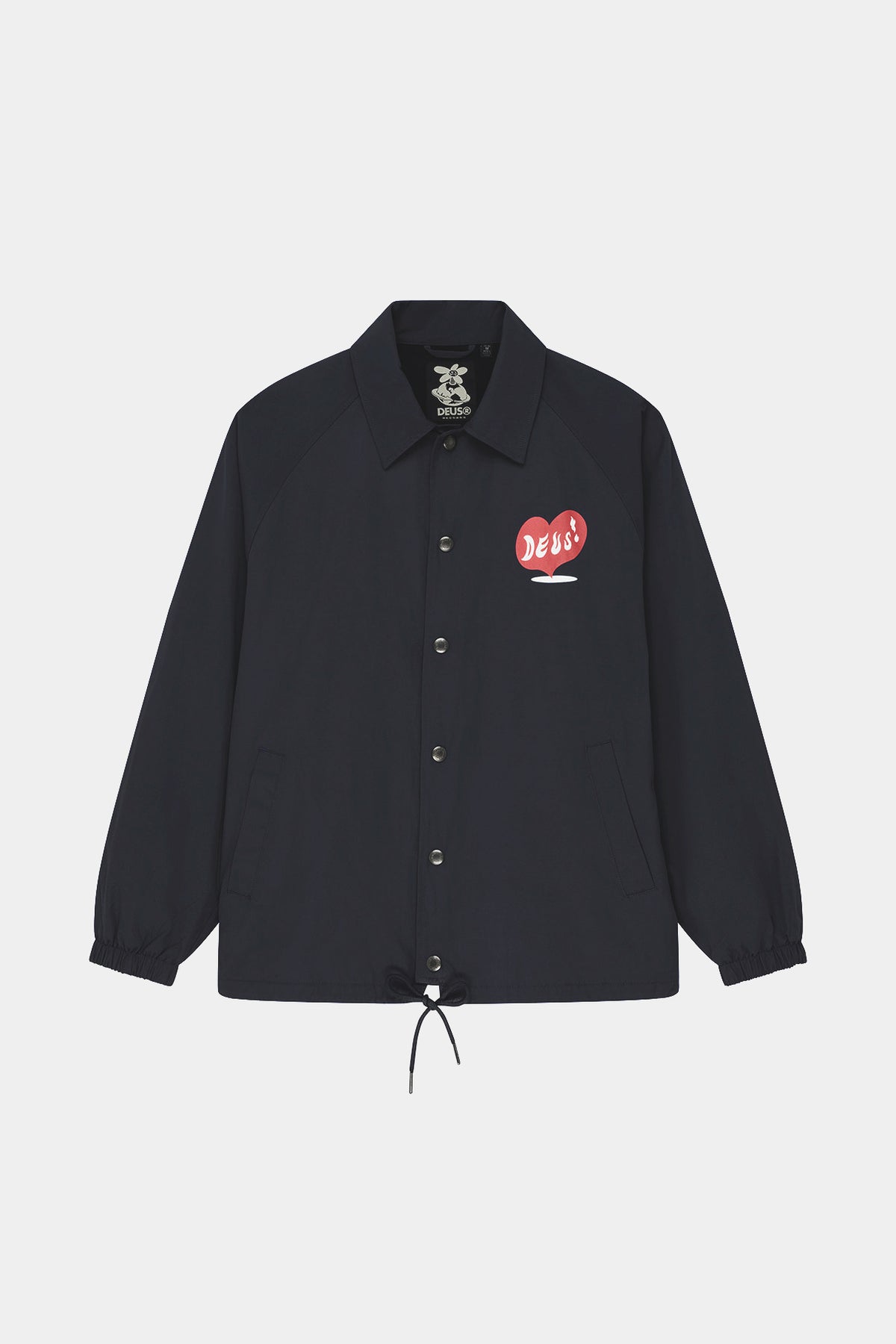 DEEP CUT COACH JACKET - Black