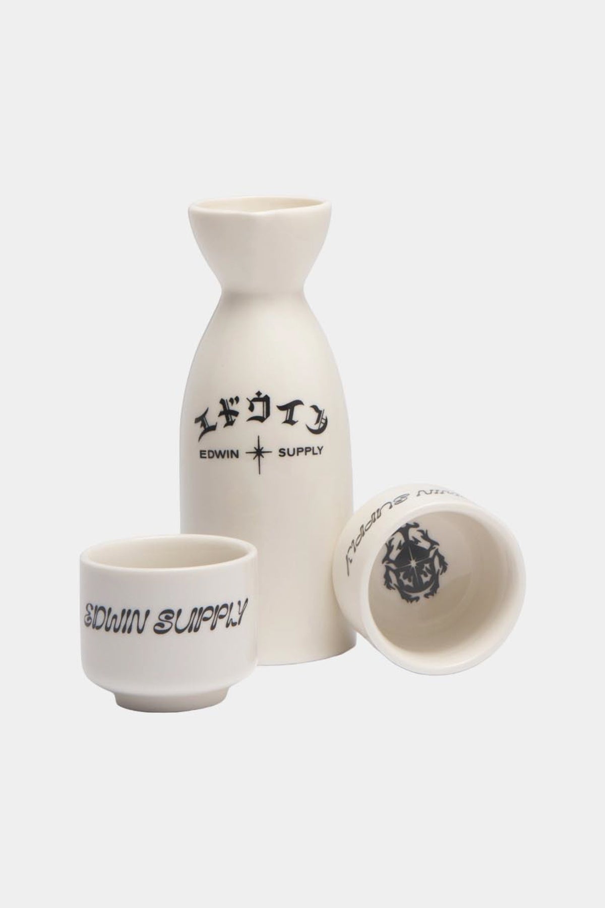 SAKE SET - White black