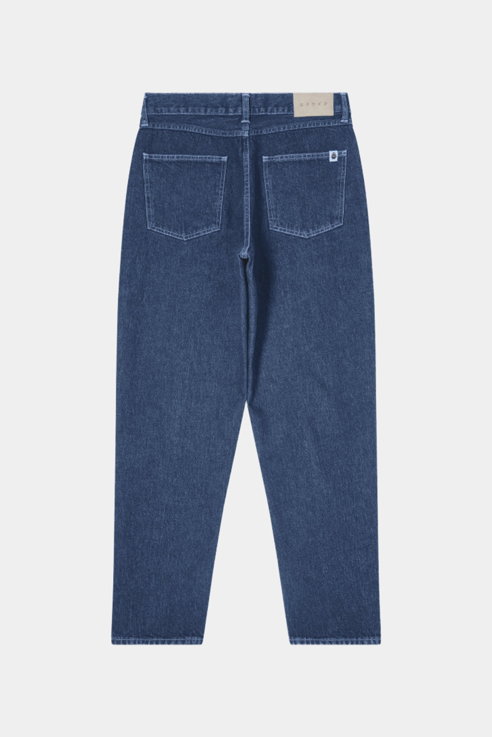 COSMOS PANT - Blue mid marble