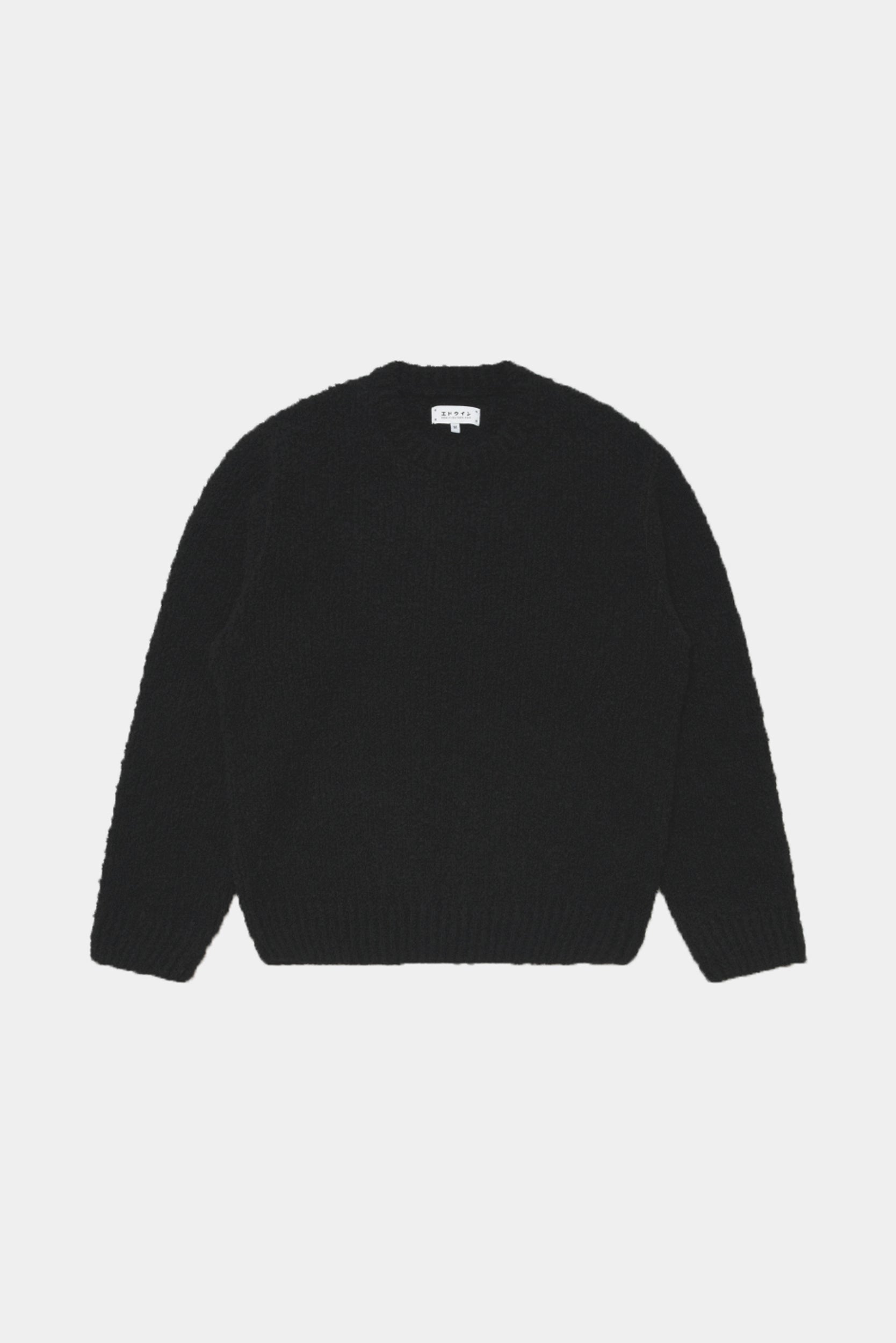 DUN TEXTURED SWEATER - Black