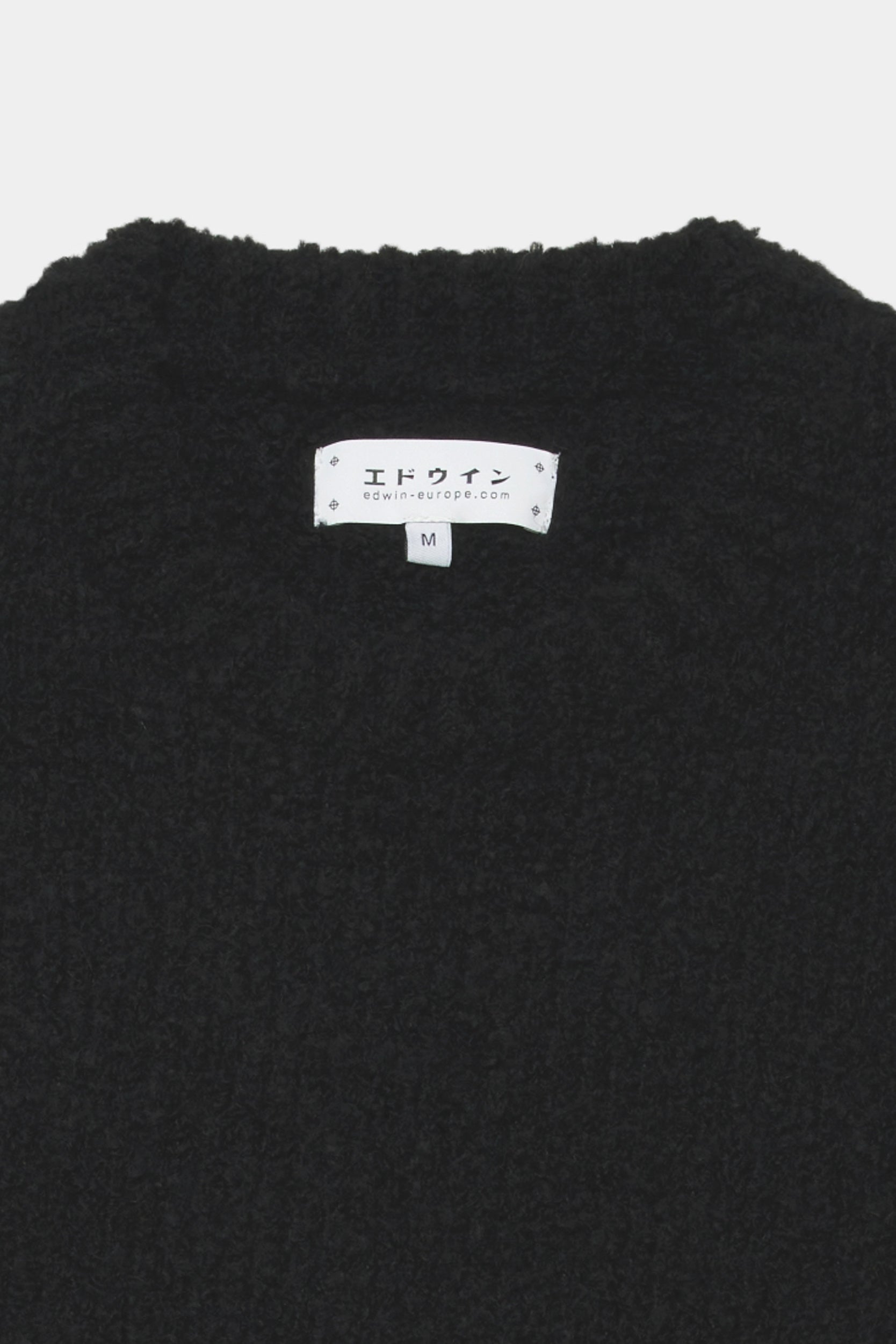 DUN TEXTURED SWEATER - Black