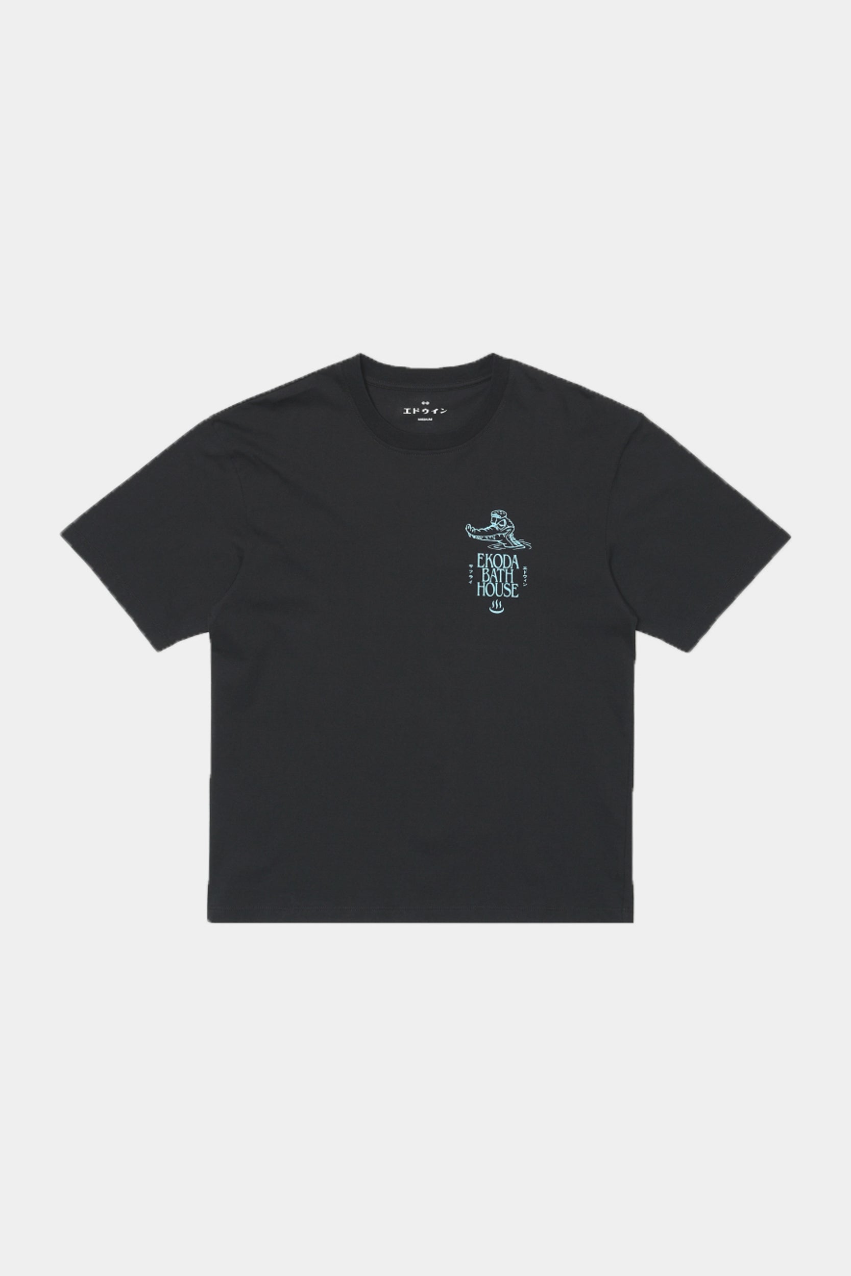 EKODA BATH HOUSE TEE - Black