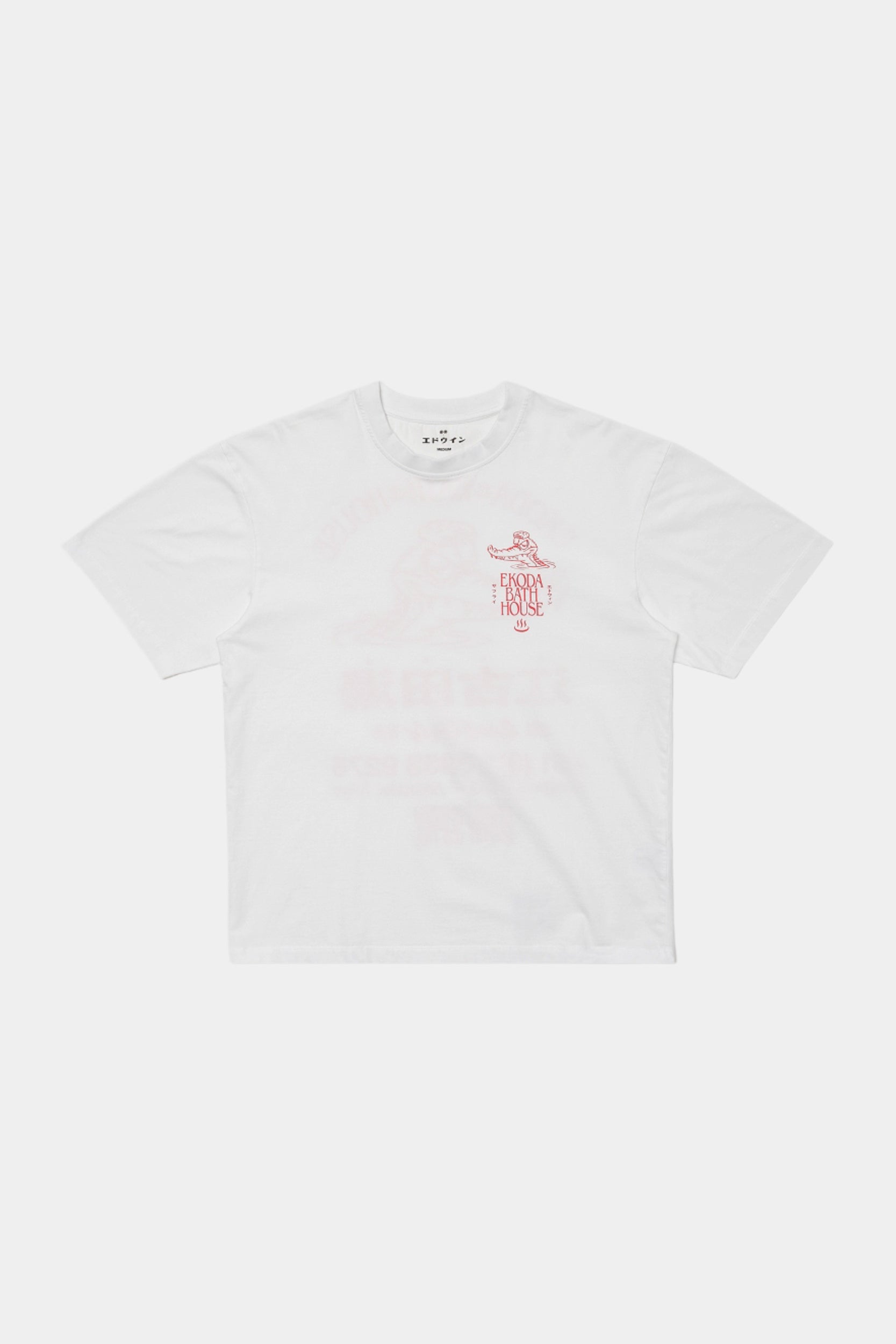 EKODA BATH HOUSE TEE - White