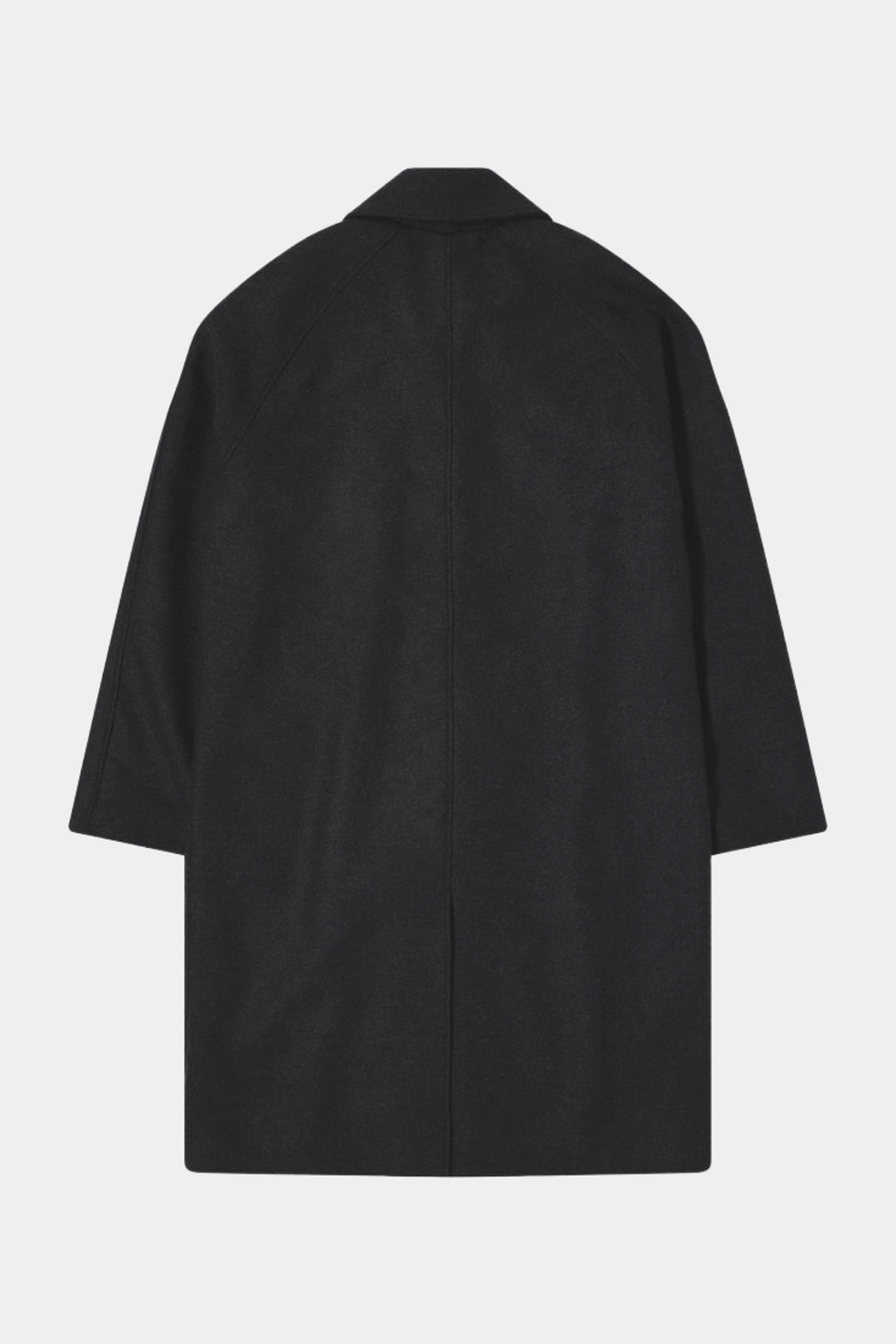 MAC WOOL COAT - Dark Grey Marl