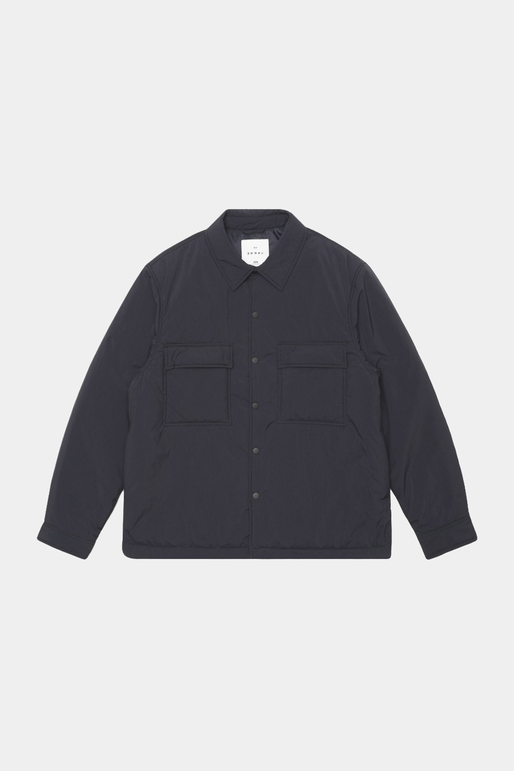 NEST PADDED OVERSHIRT LS - Dark Navy