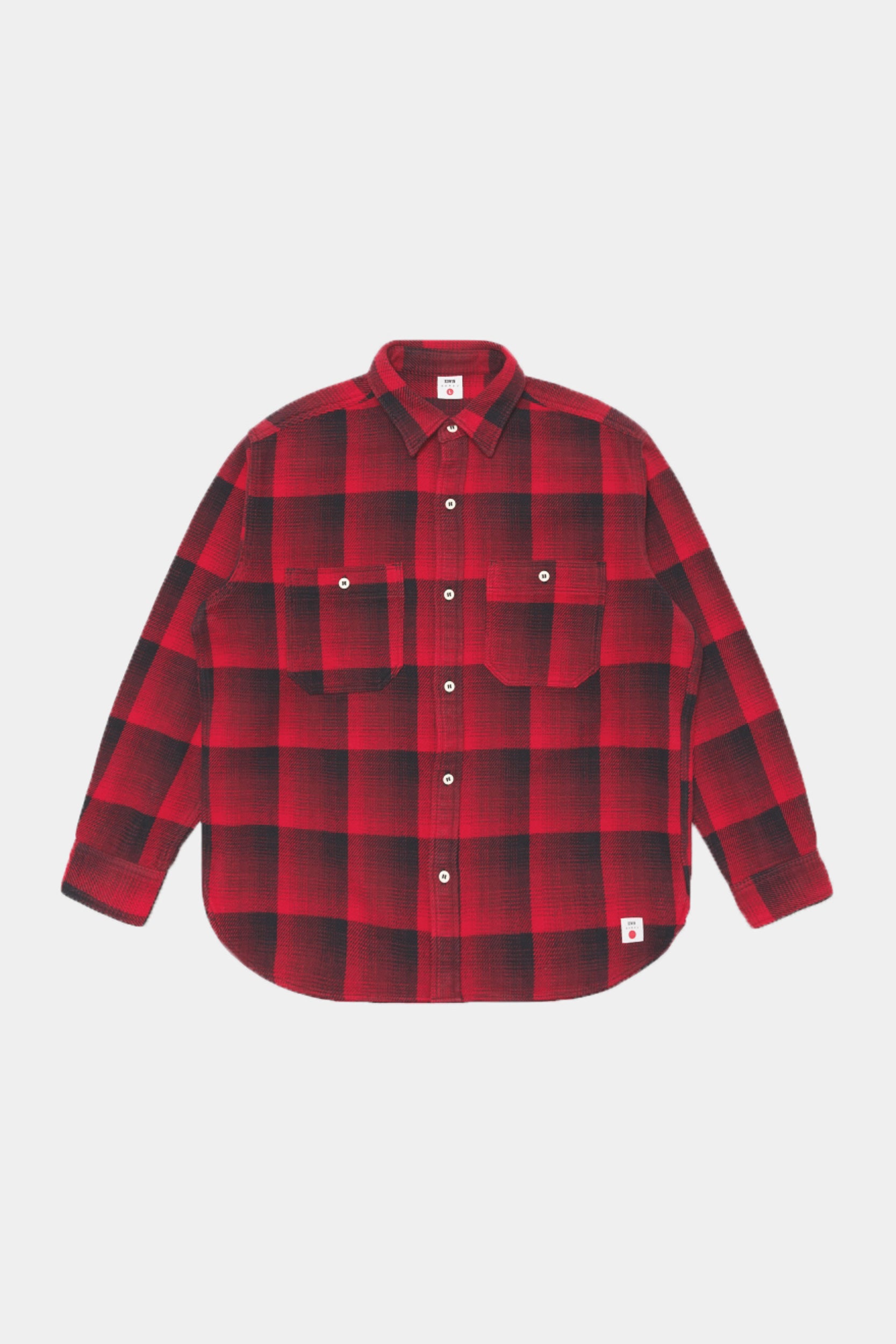 WORK SHIRT - Red Garment Wash