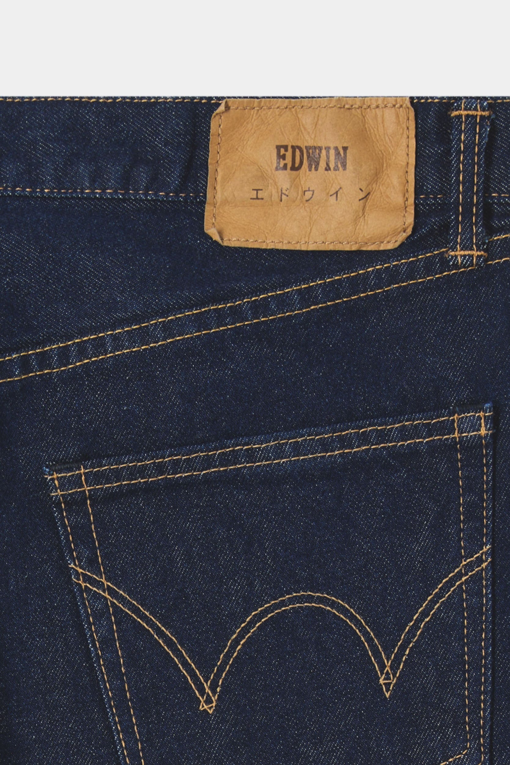 REGULAR STRAIGHT - Blue rinsed kaihara