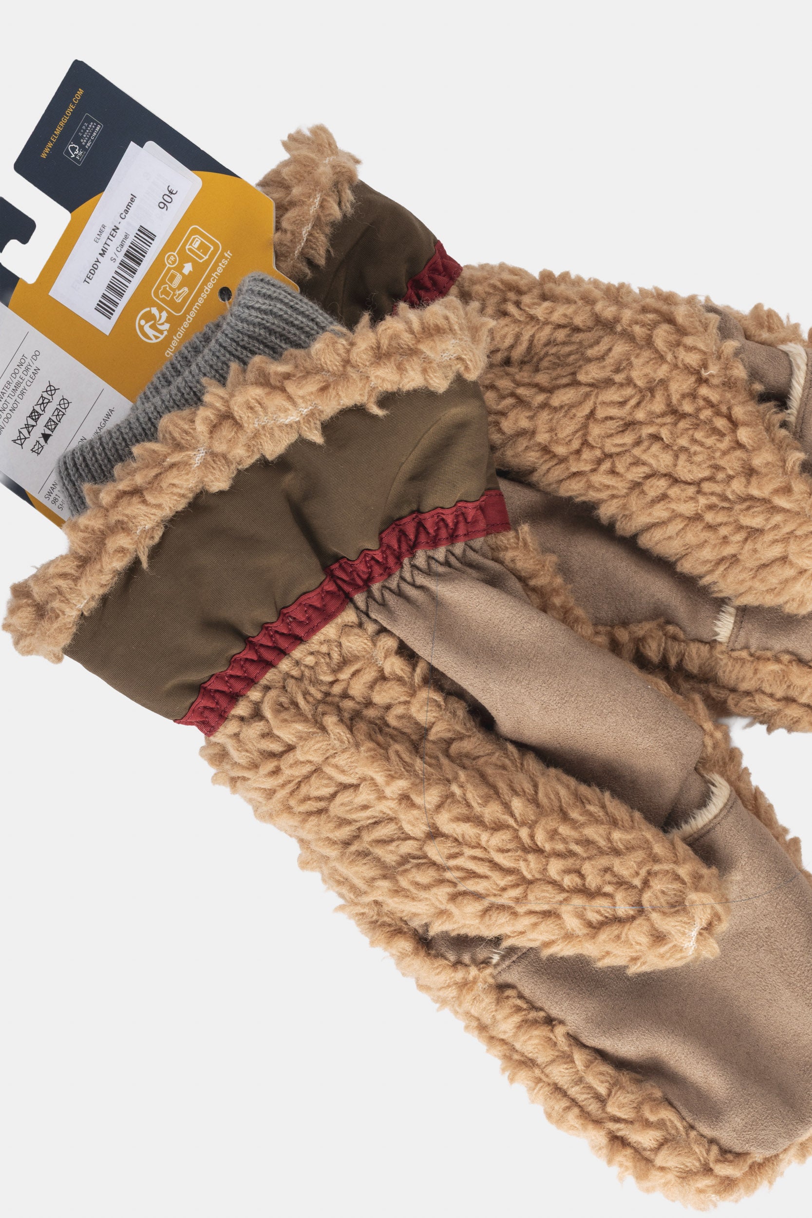 TEDDY MITTEN - Camel