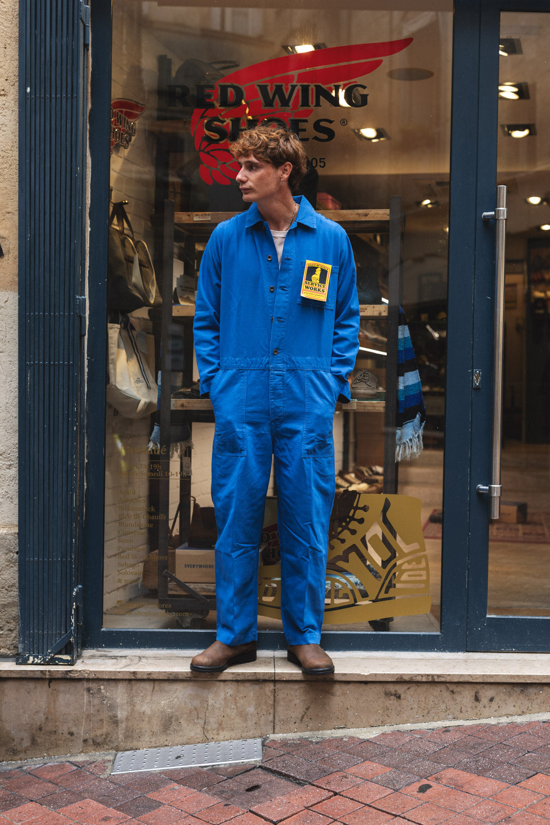 CANVAS OVERALL - Cobalt