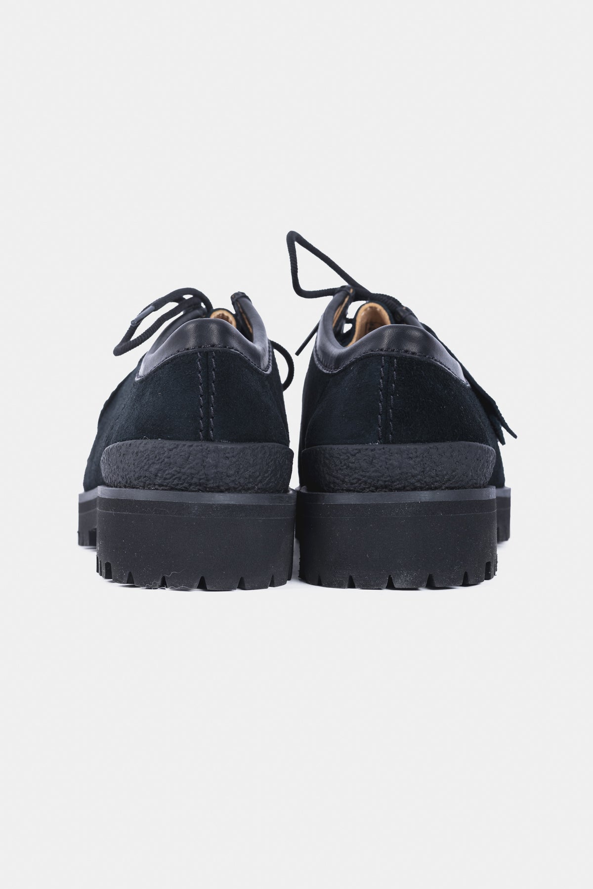 WALLA YUKONER - Black combi suede
