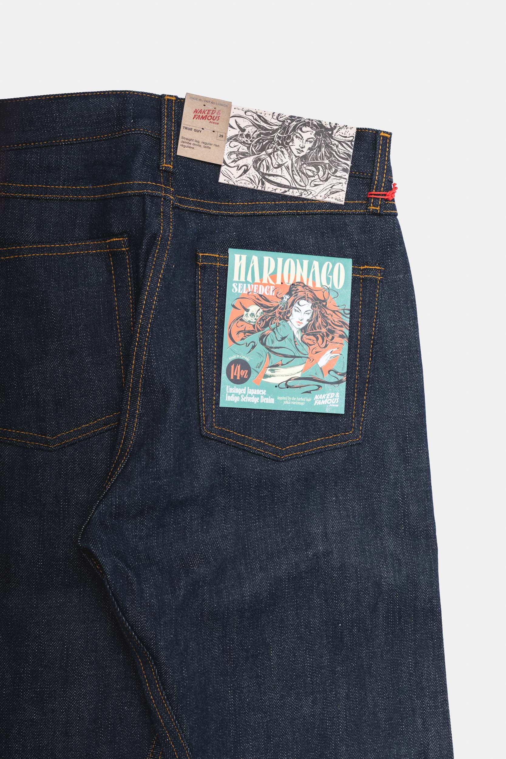 TRUE GUY - Harionago Selvedge Indigo