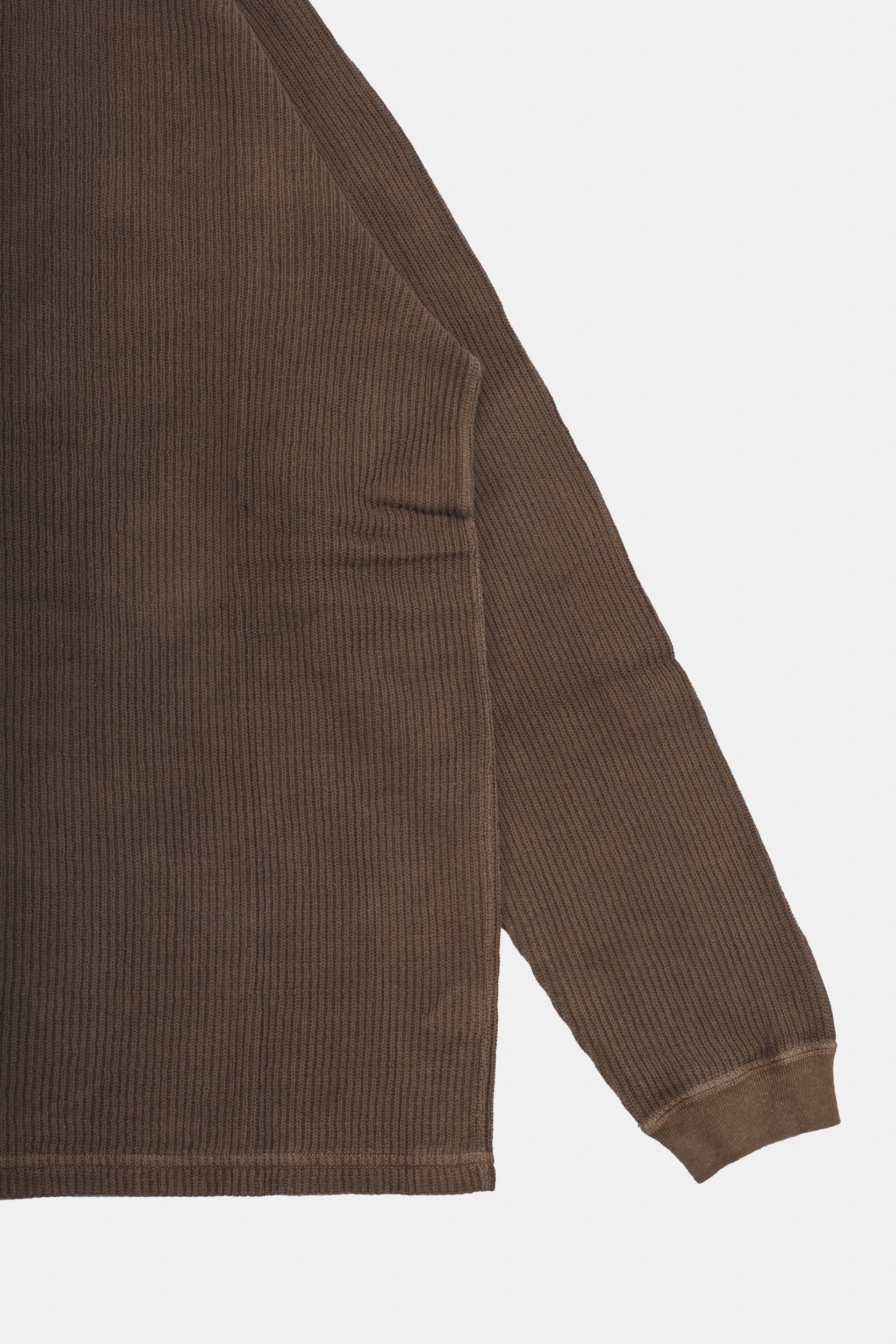 LS Rib Knit - P-Brown