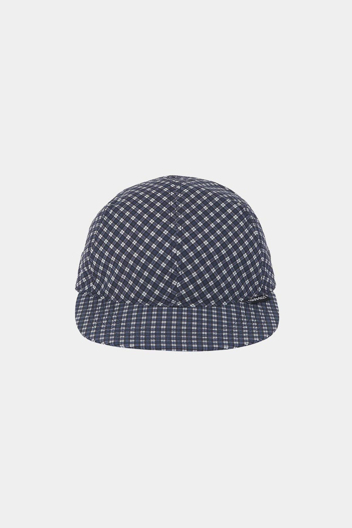 MINI CHECK NYLON CAP - Navy check