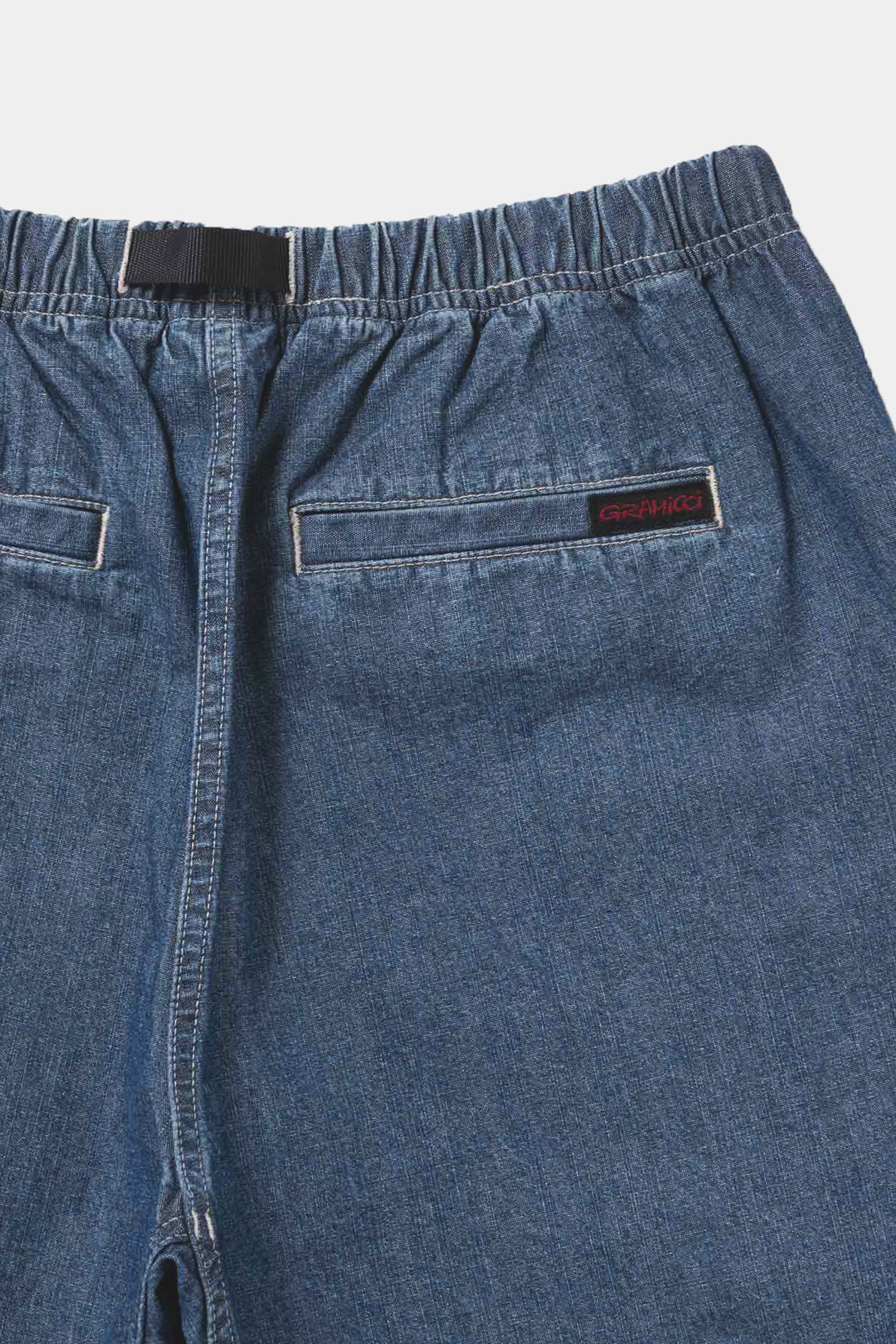 JAPANESE CHAMBRAY SHORT - Blue