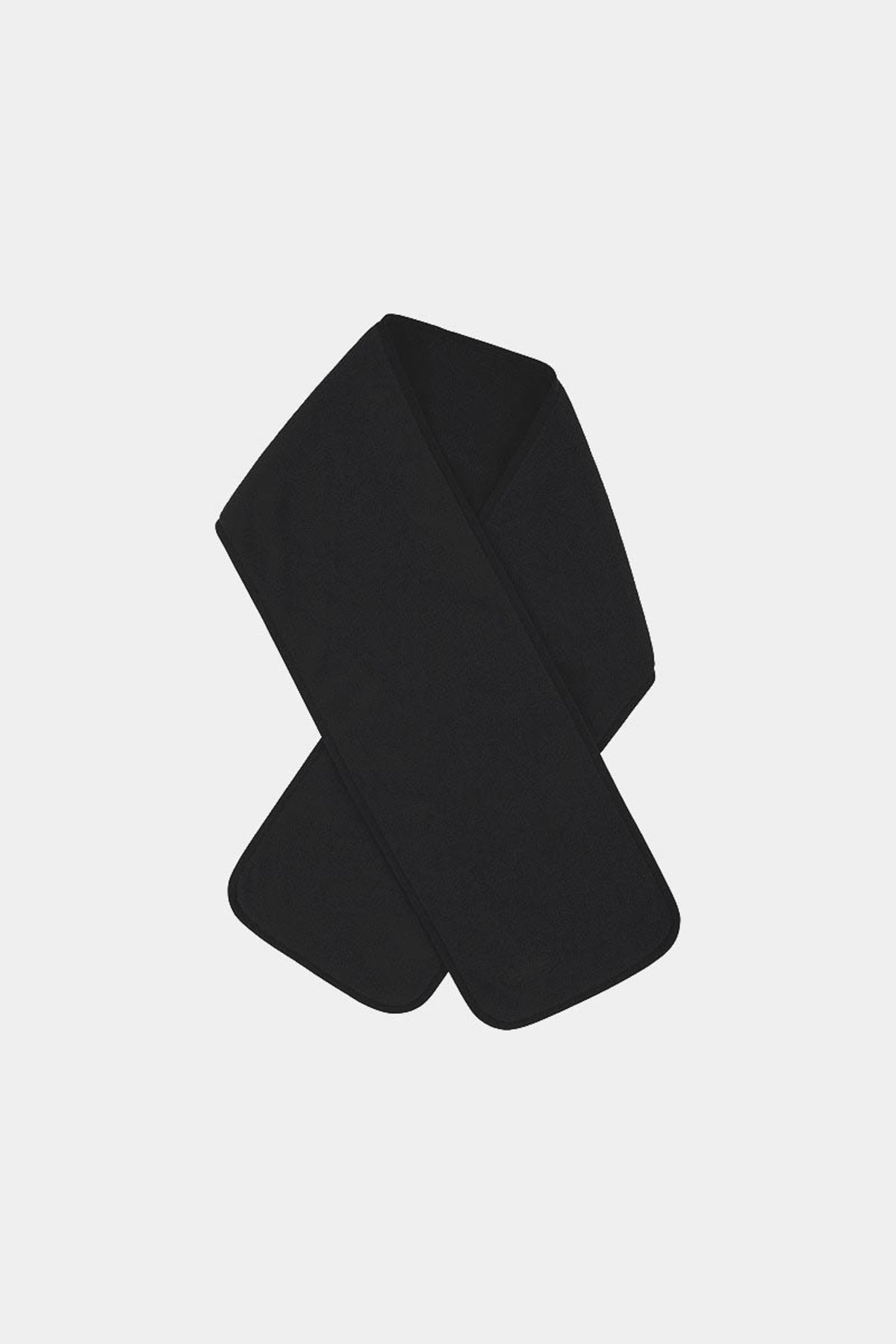 THERMAL FLEECE SCARF - Black