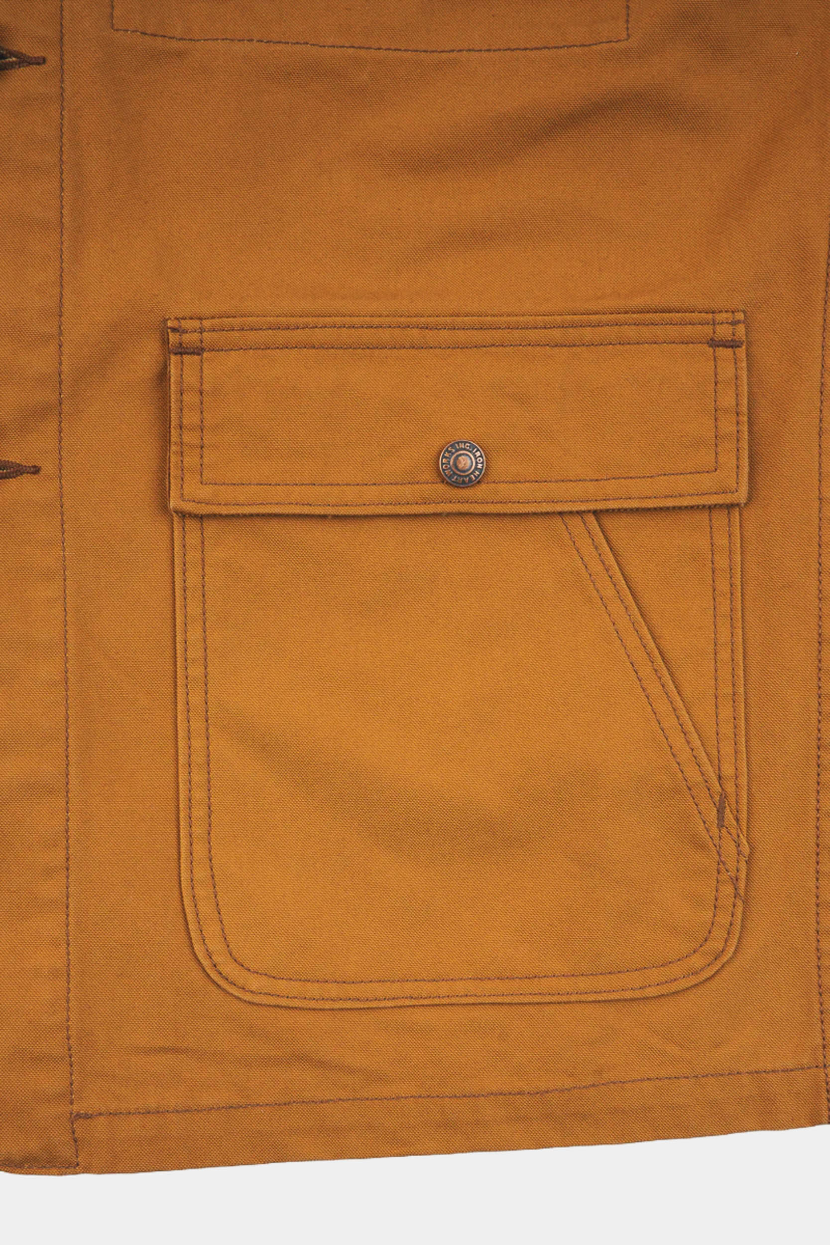 DUCK CHORE JACKET 10oz KURASHIKIZONE - Brown