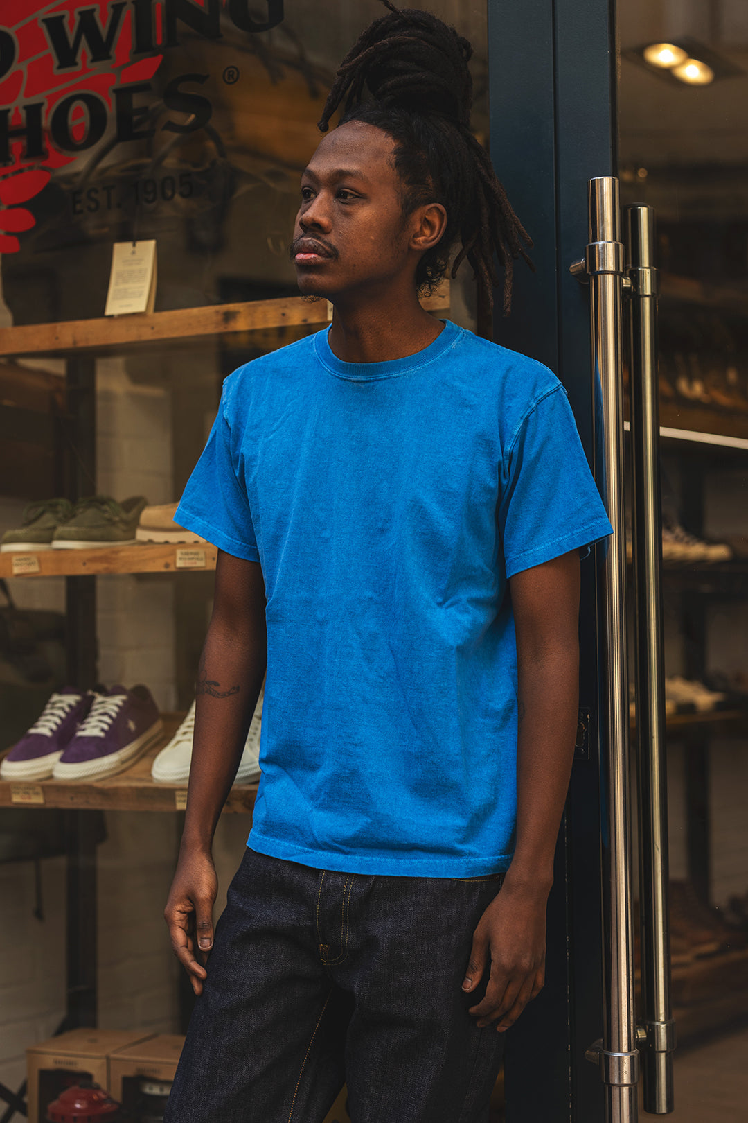 CREW TEE S/S - P.TURQUOISE