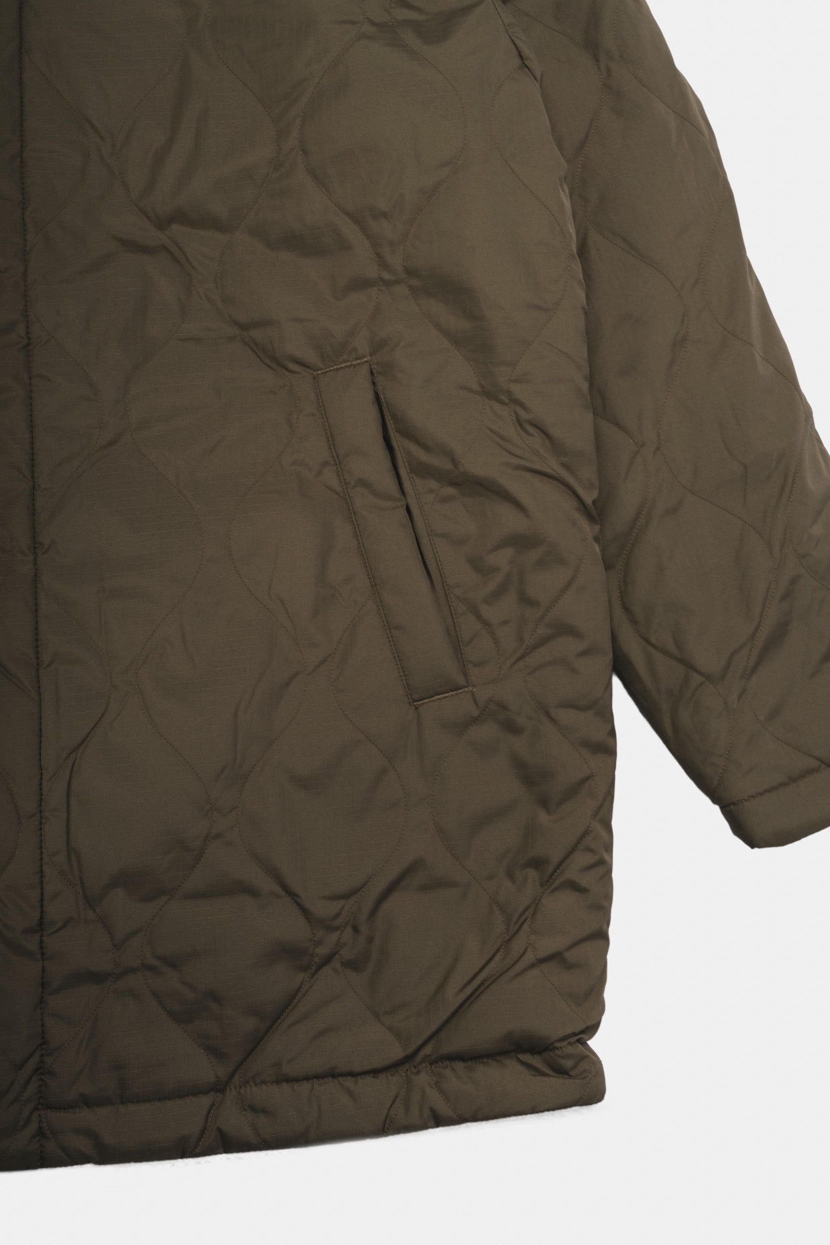 MILITARY REVERSIBLE N-1 TYPE JACKET - Dark Olive/Cream