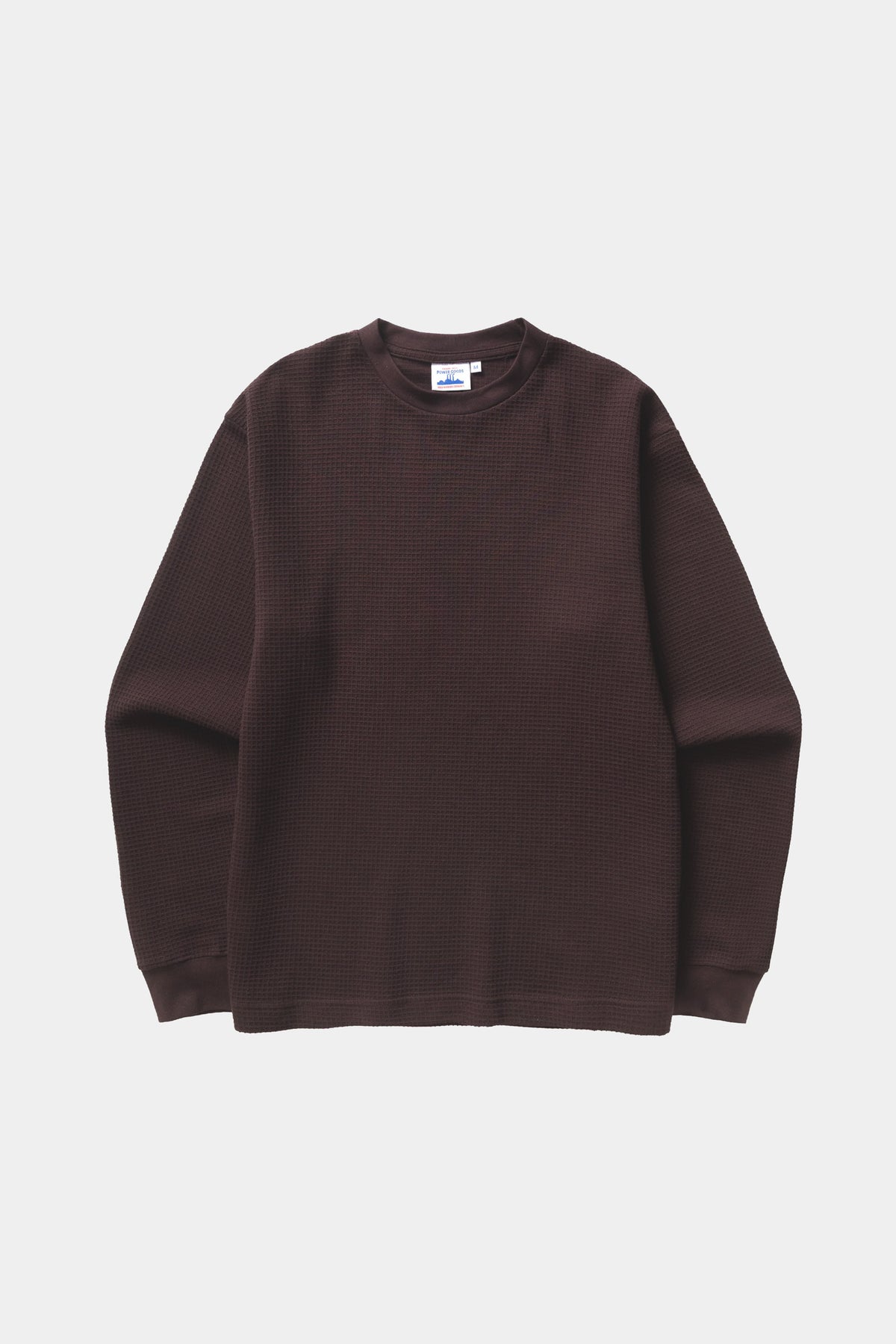 THERMAL WAFFLE LS TEE - Coffee