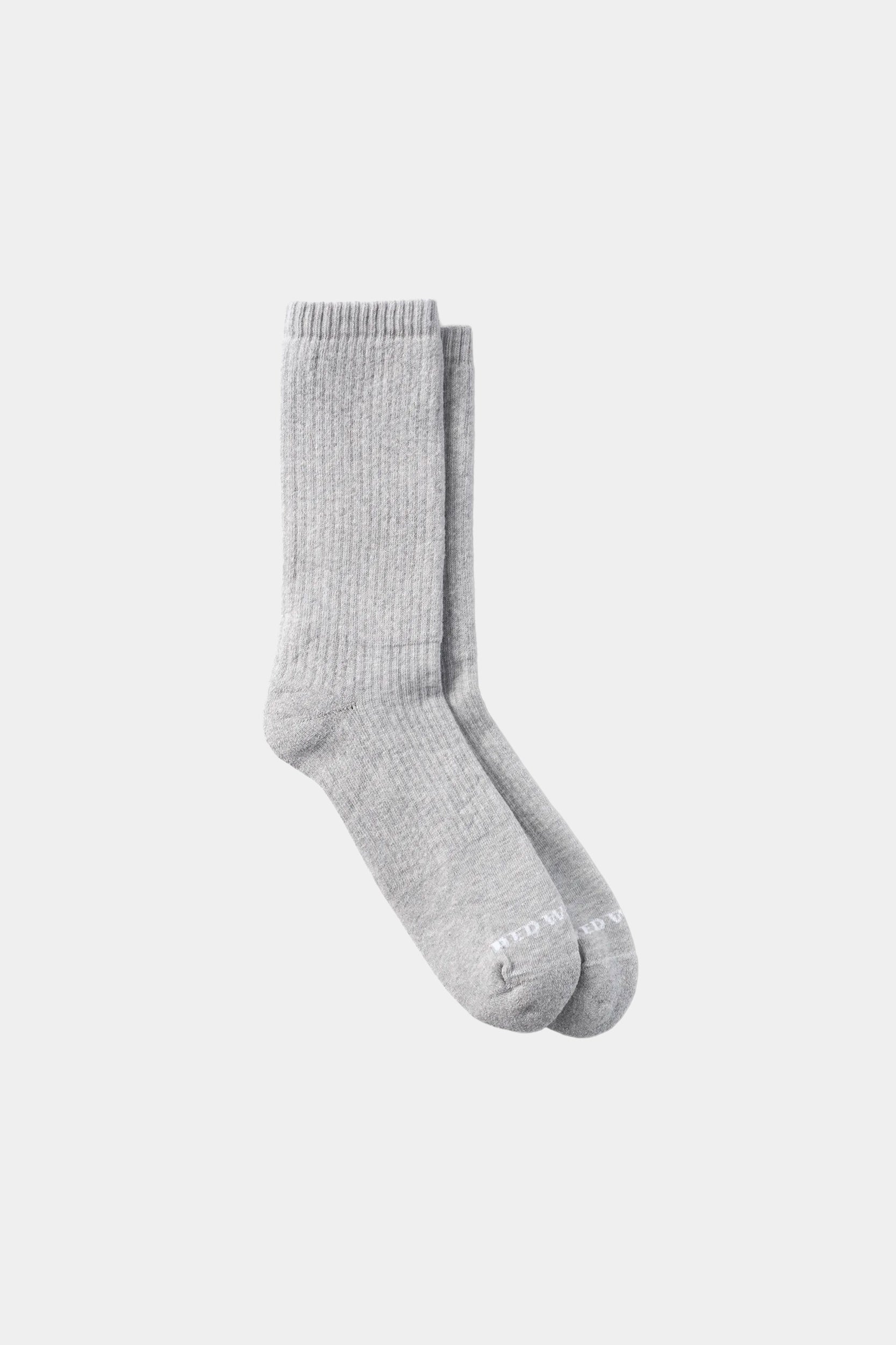 CUSHION CREW SOCKS - Gray