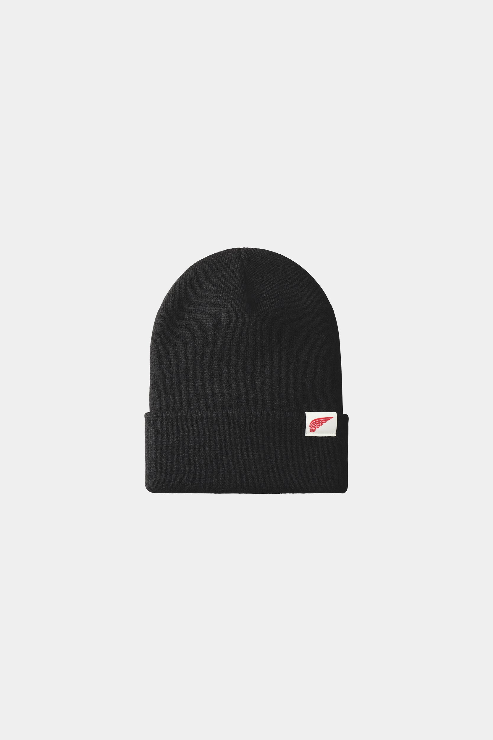 LOGO KNIT BEANIE - Black