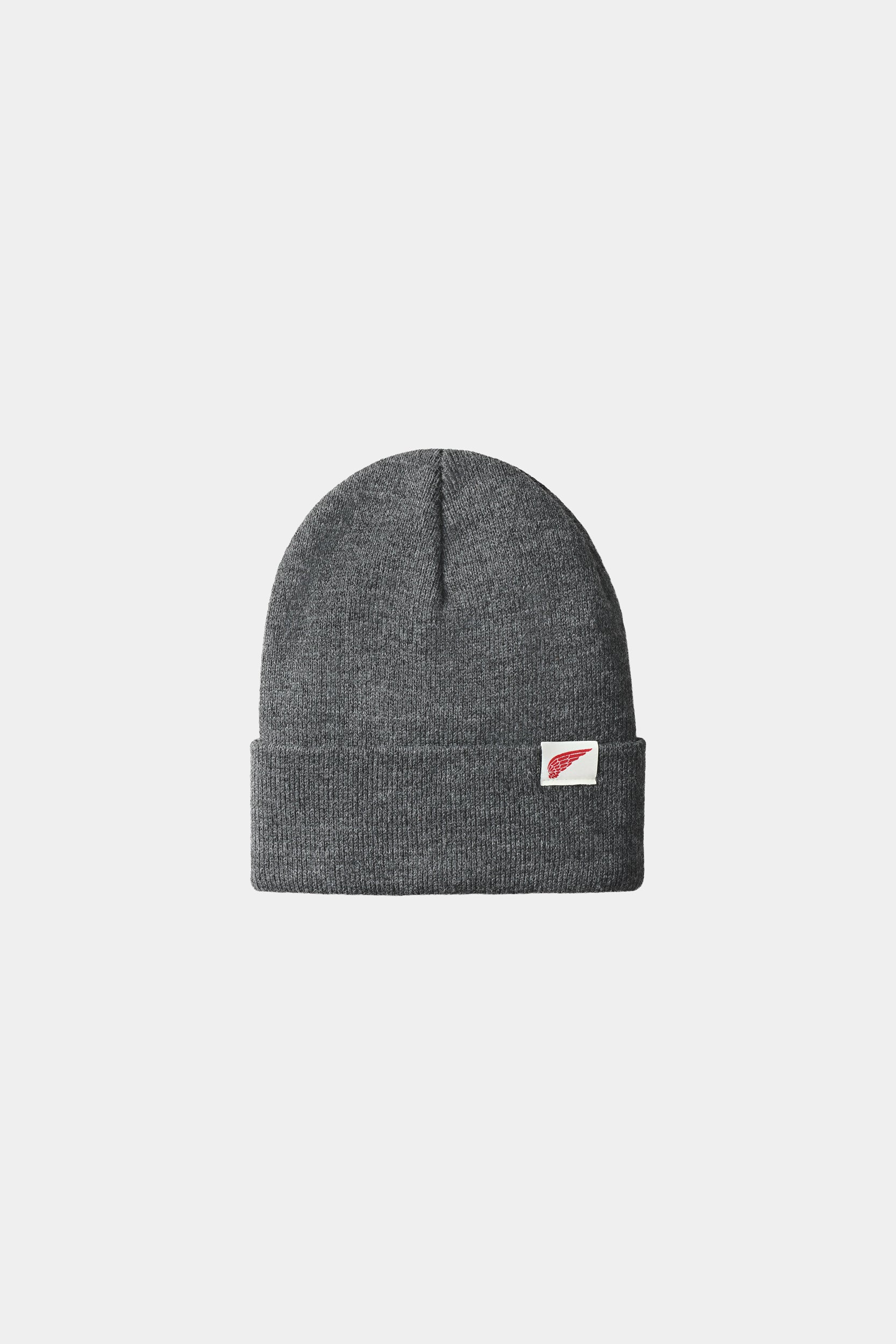 LOGO KNIT BEANIE - Dark Gray Heather