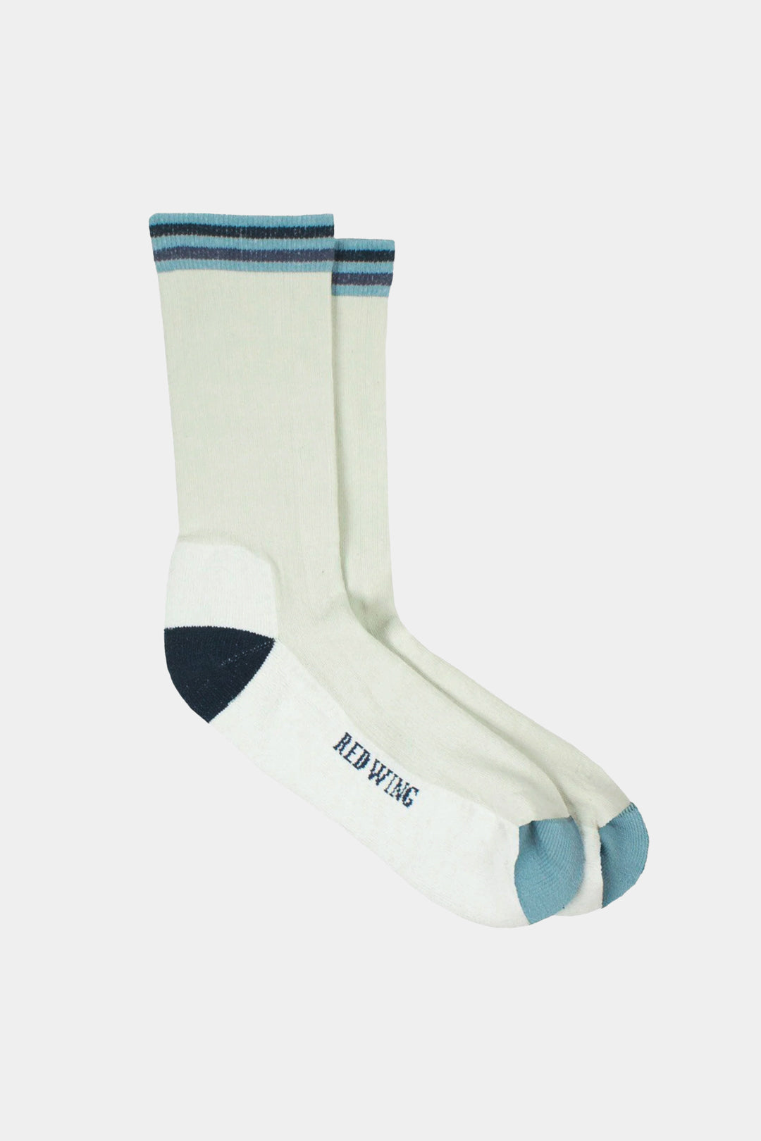 VINTAGE STRIPES CREW - Cream/Navy