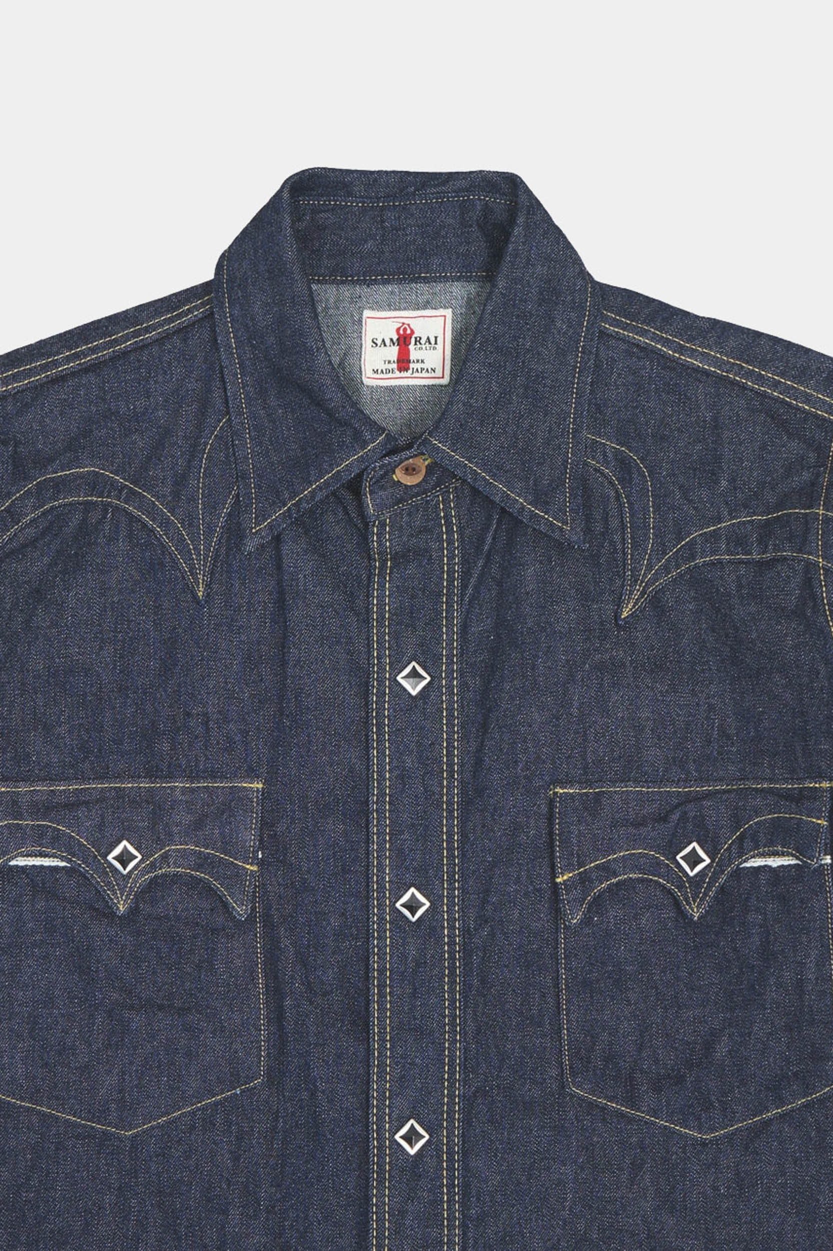 WESTERN SHIRT "KAMOME" 10oz