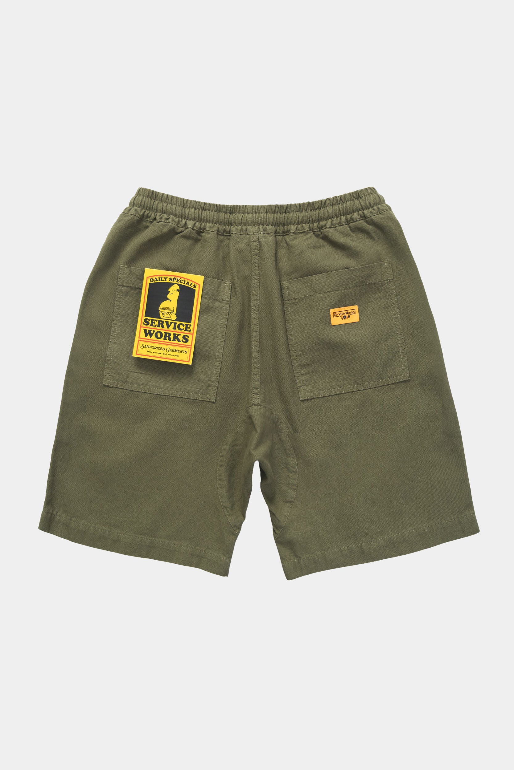 CANVAS CHEF SHORT - Olive